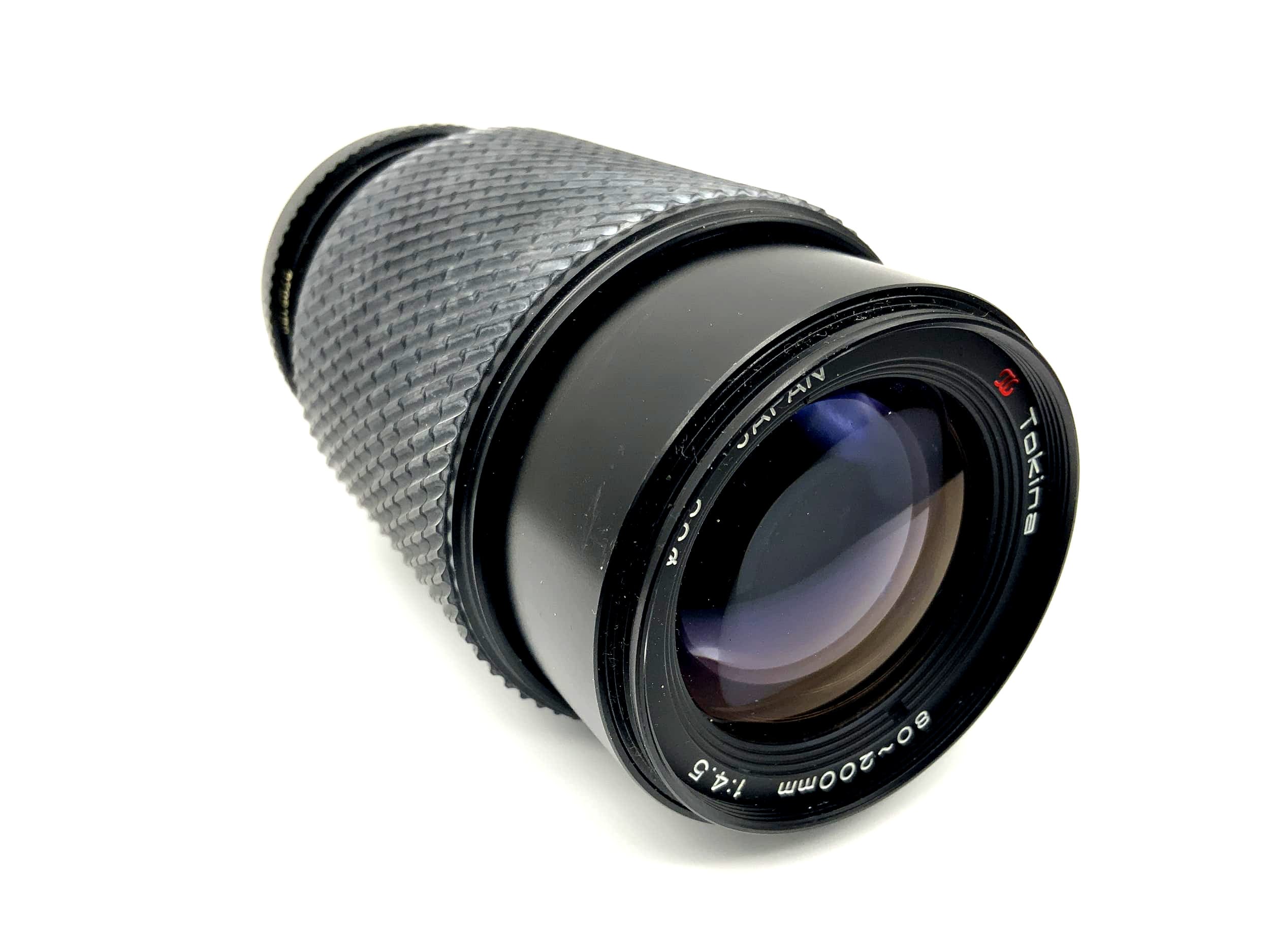 Objectif macro Tokina 80-200 mm 1:4.5 pour appareil photo (Nikon F)