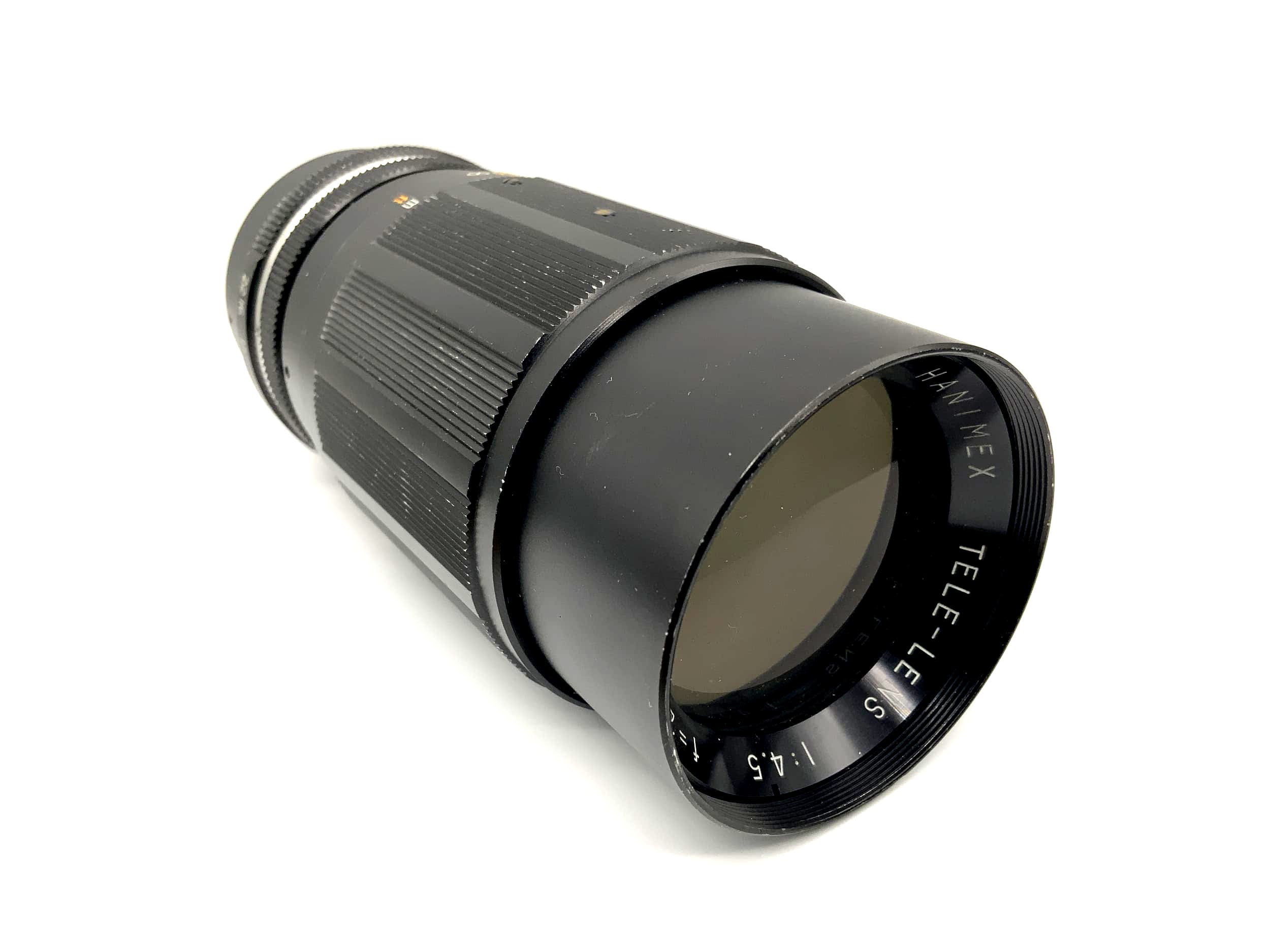 Objectif téléobjectif Hanimex 200 mm 1:4,5 (M42)
