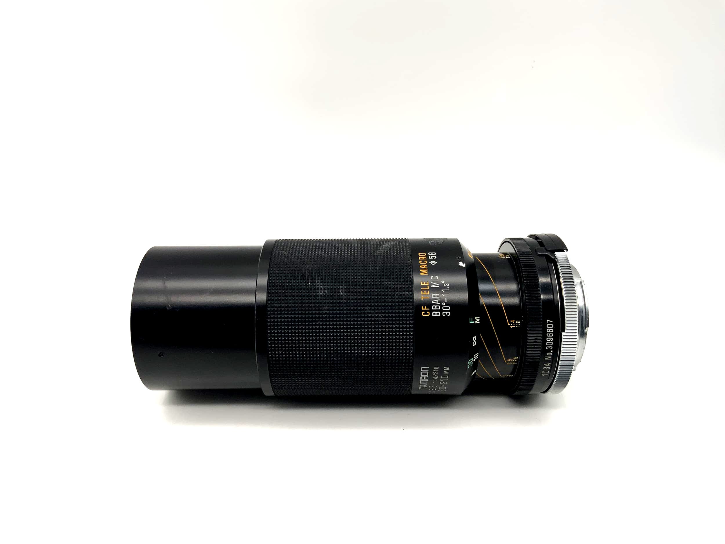 Objectif Tamron 80-210 mm 1:3,8/4 Adaptall CF Tele Macro BBAR MC (Rollei QBM)