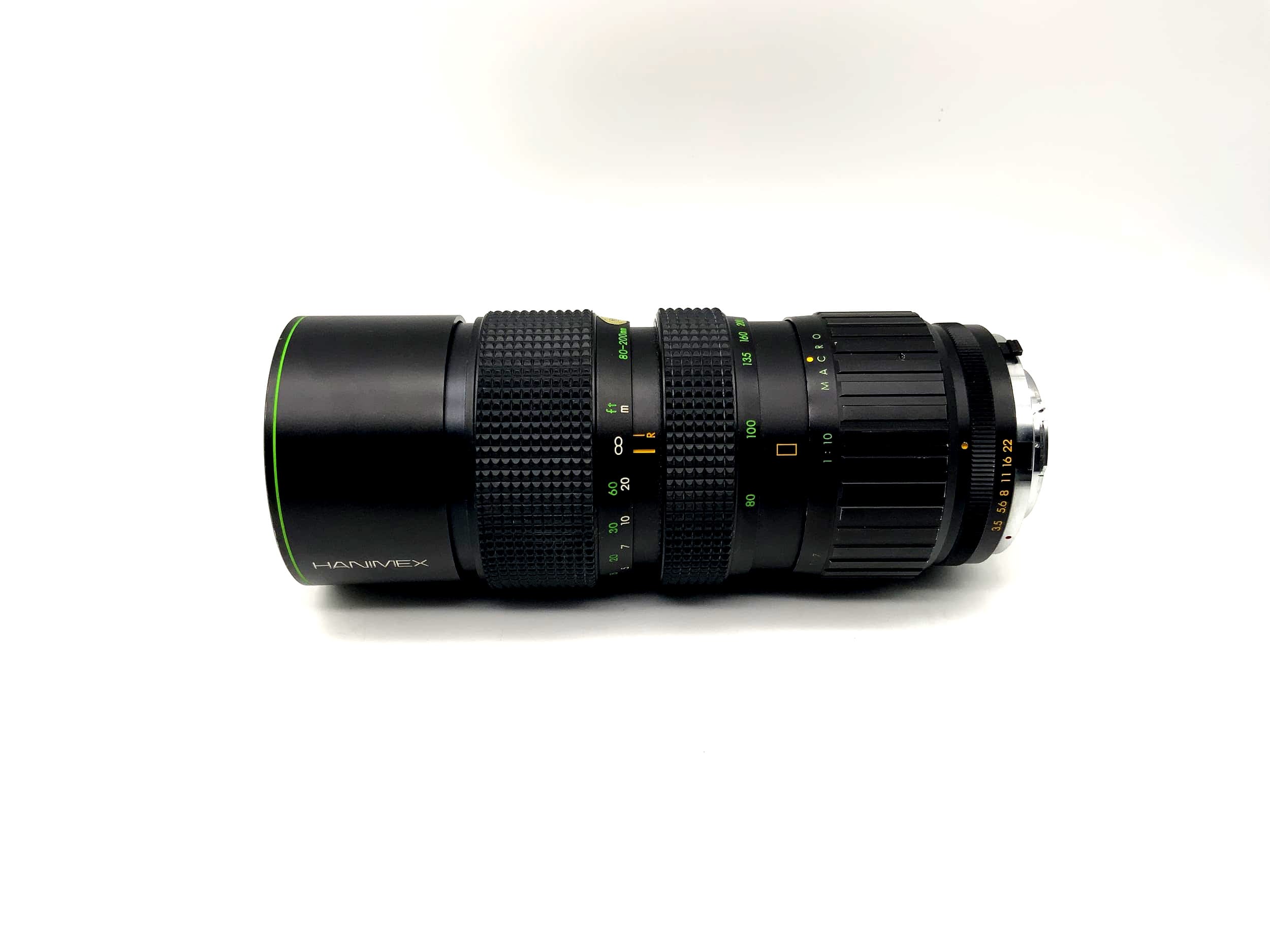 Objectif Hanimex 80-200mm 1:3.5 Zoom automatique MC pour appareil photo (Minolta MD)