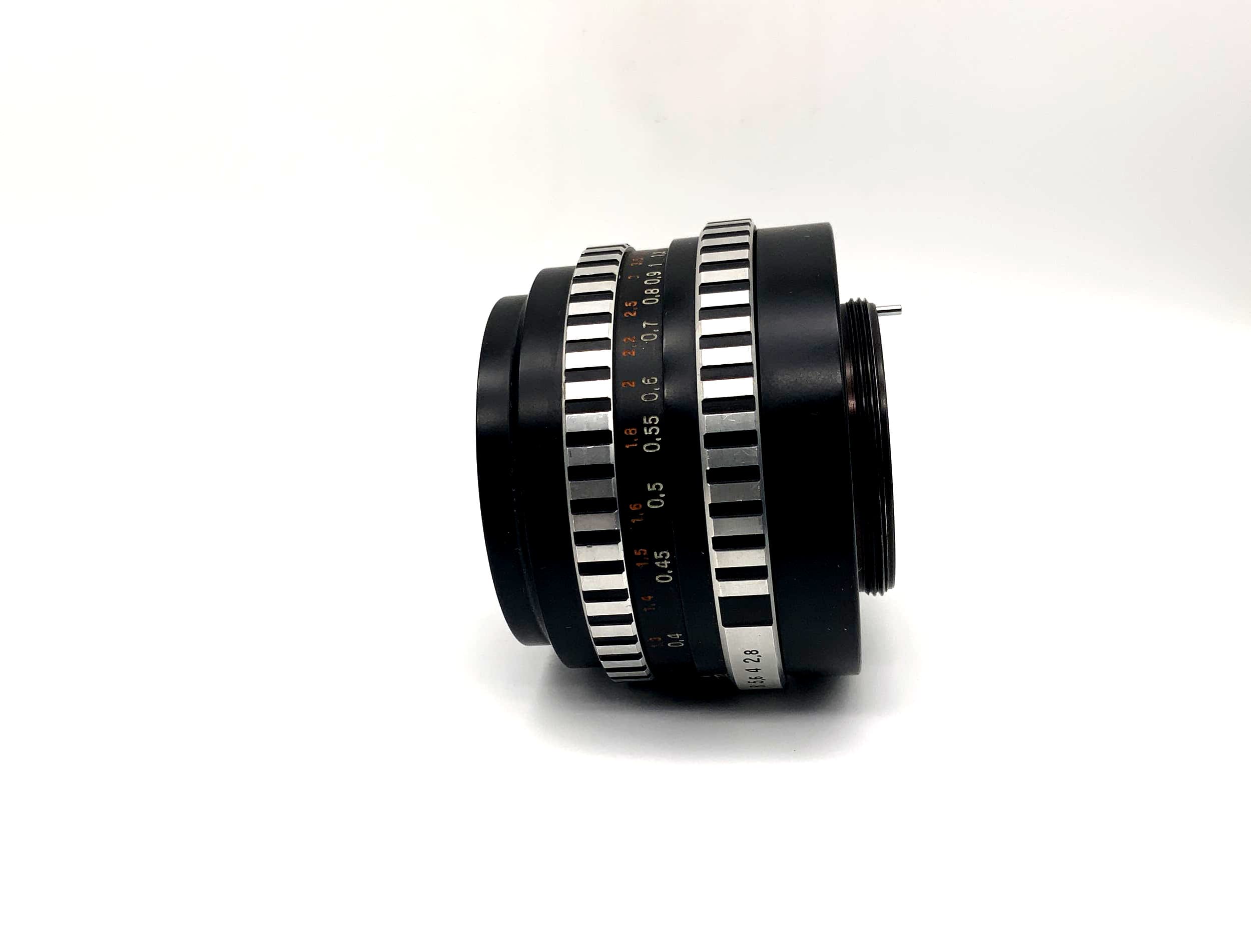 Carl Zeiss 50mm 1:2.8 Tessar lens from Jena Zebra camera lens (M42)