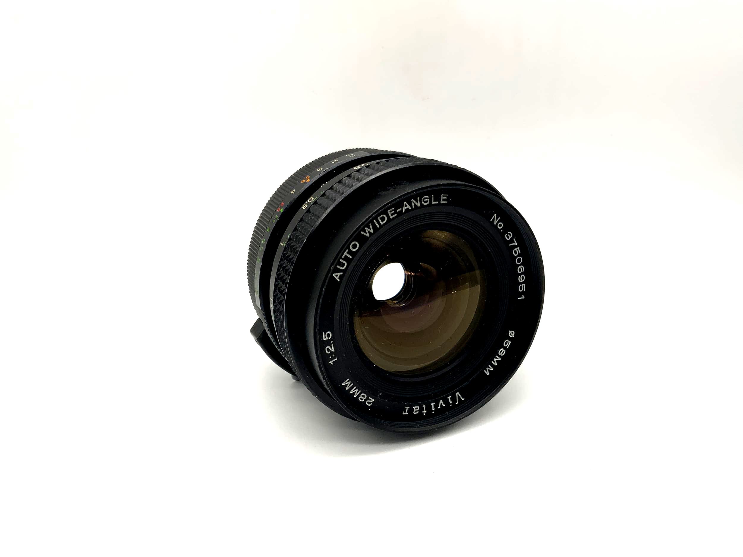 Vivitar 28mm 1:2.5 Auto Wide-Angle Camera Lens (M42)