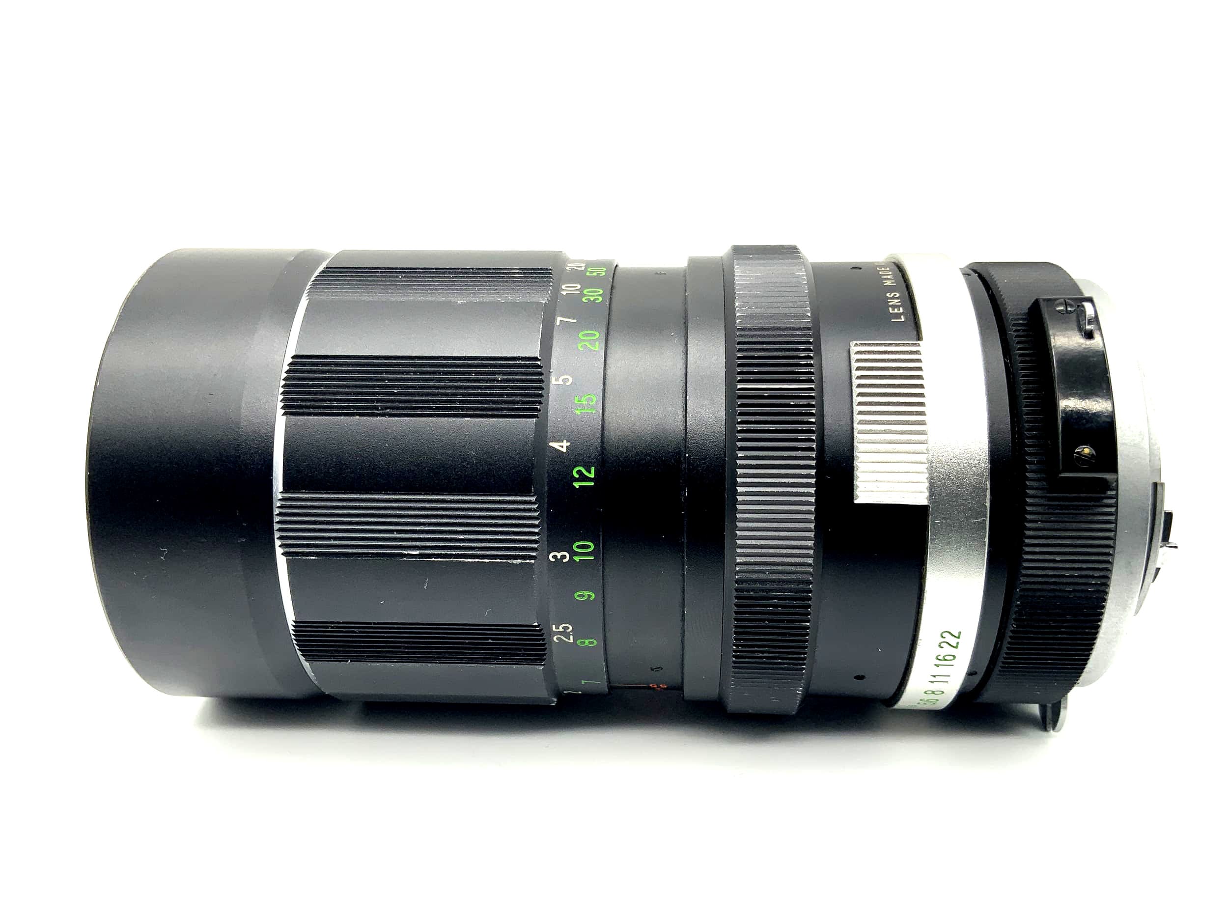 Objectif Soligor 55-135 mm 1:3.5 à zoom automatique (Nikon F)