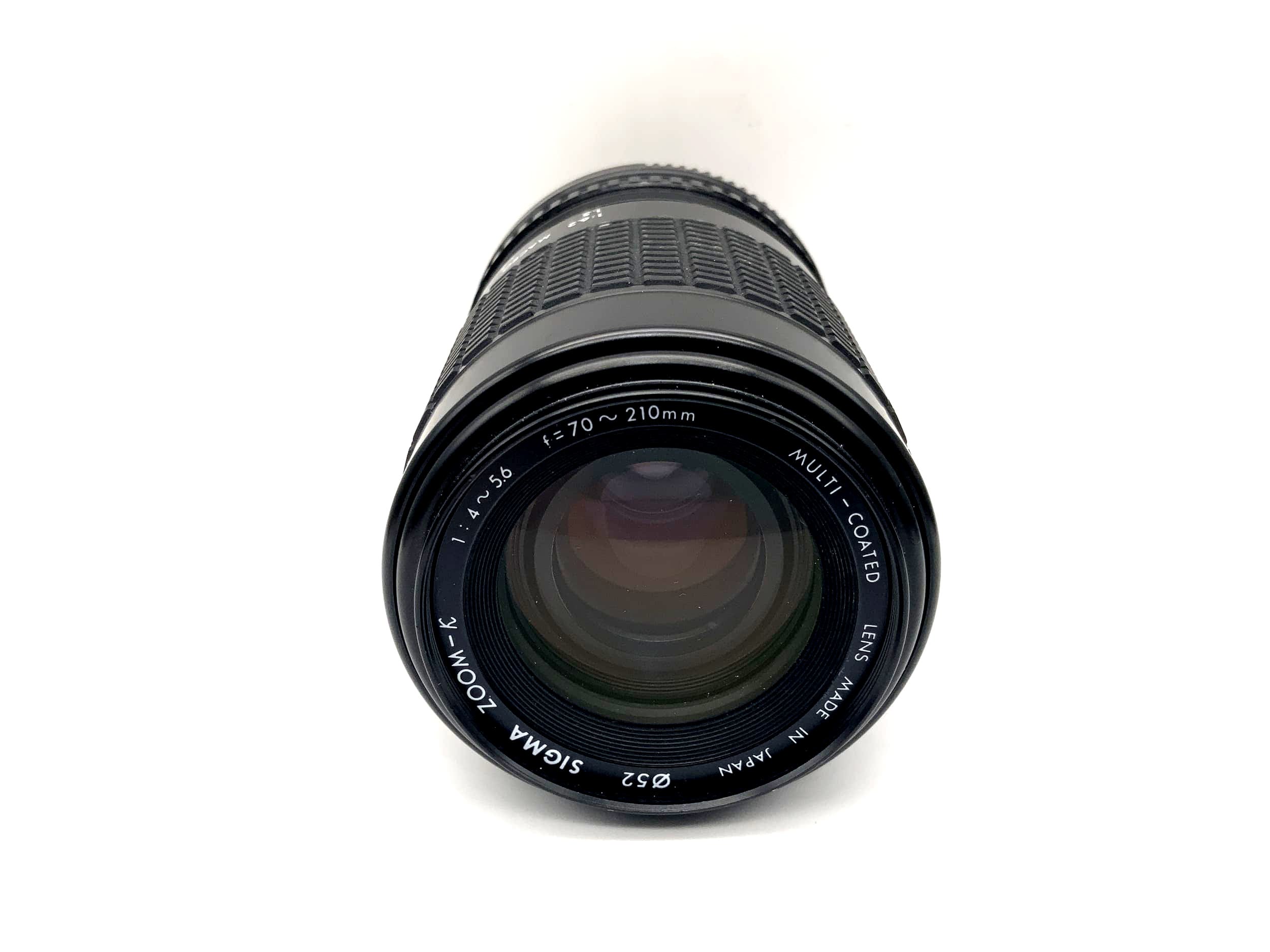 Sigma 70-210mm 1:4-5.6 Lens Zoom-K Multi-Coated Macro Lens (Canon FD)