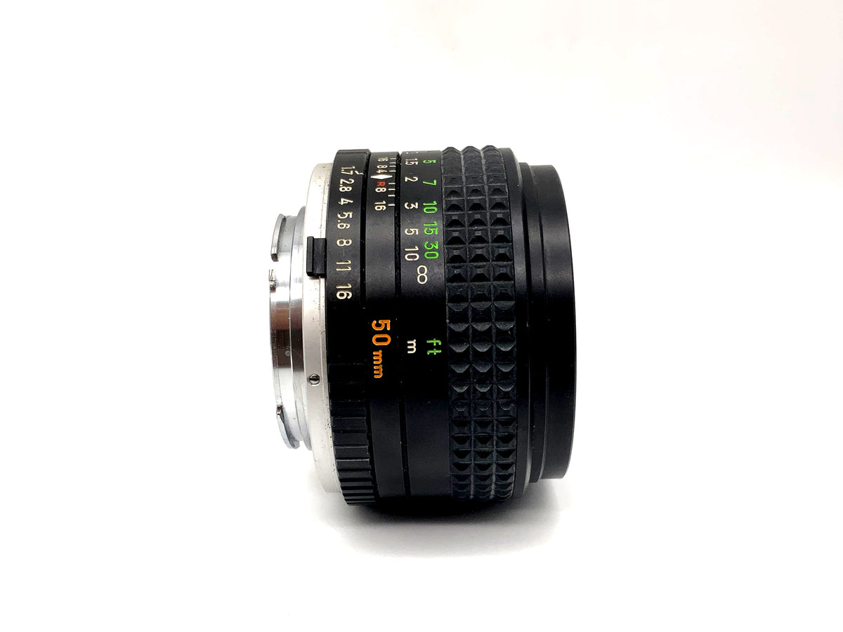 Minolta 50mm 1:1.7 Lens MC Rokkor-PF Camera Camera Lens (Minolta MD)