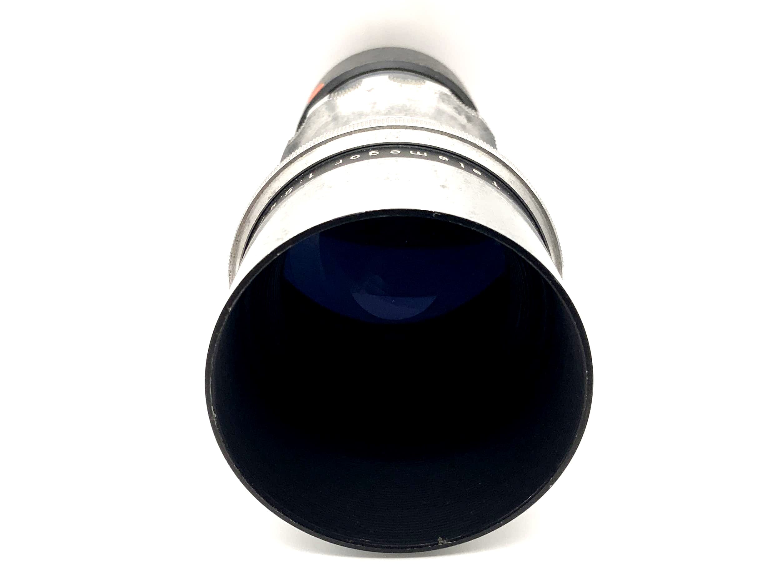 Meyer Optik Görlitz 250mm 1:5.5 lens red V Telemegor camera lens (Exa)