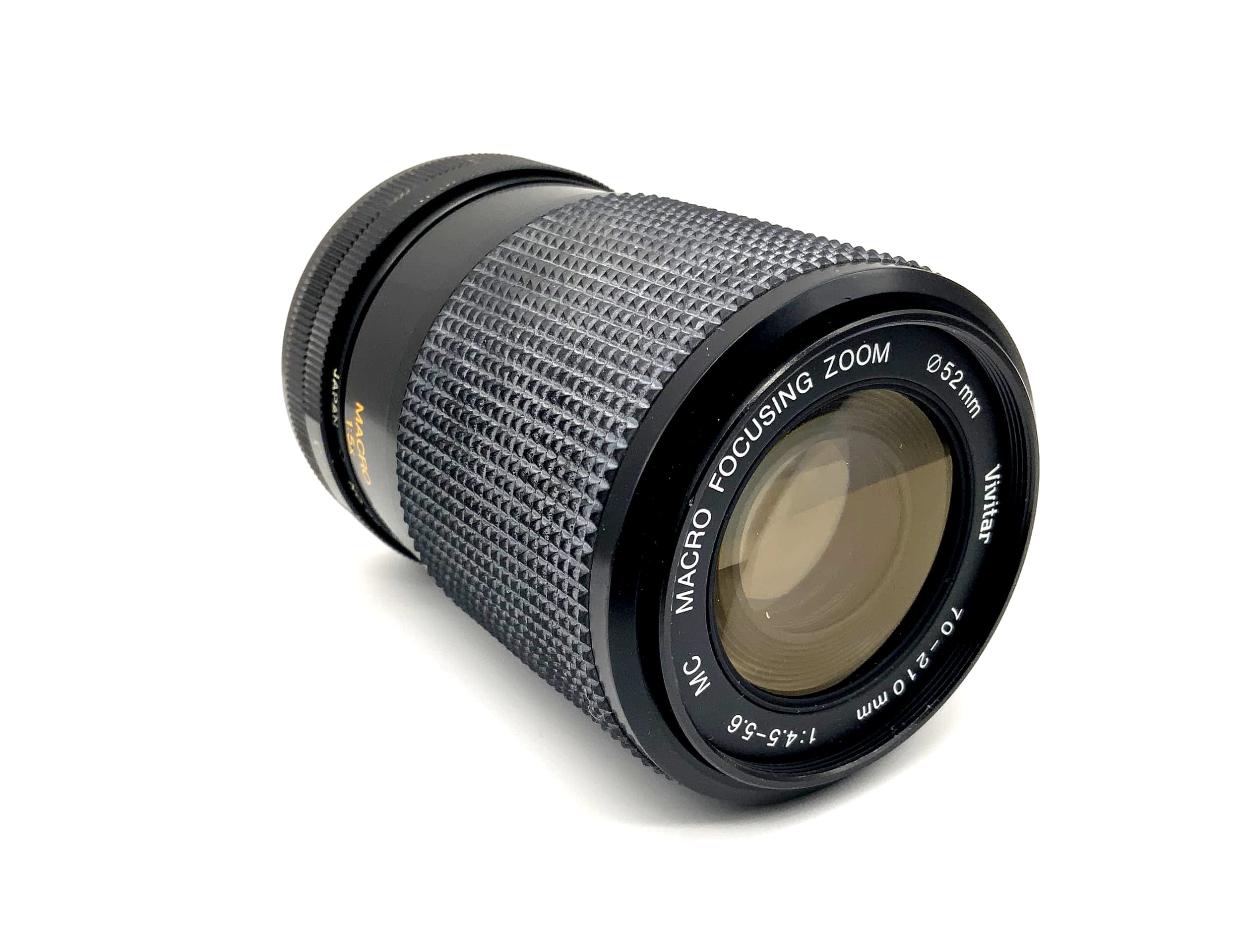Vivitar 70-210mm 1:4.5-5.6 Lens MC Macro Focusing Zoom Lens (Canon FD)