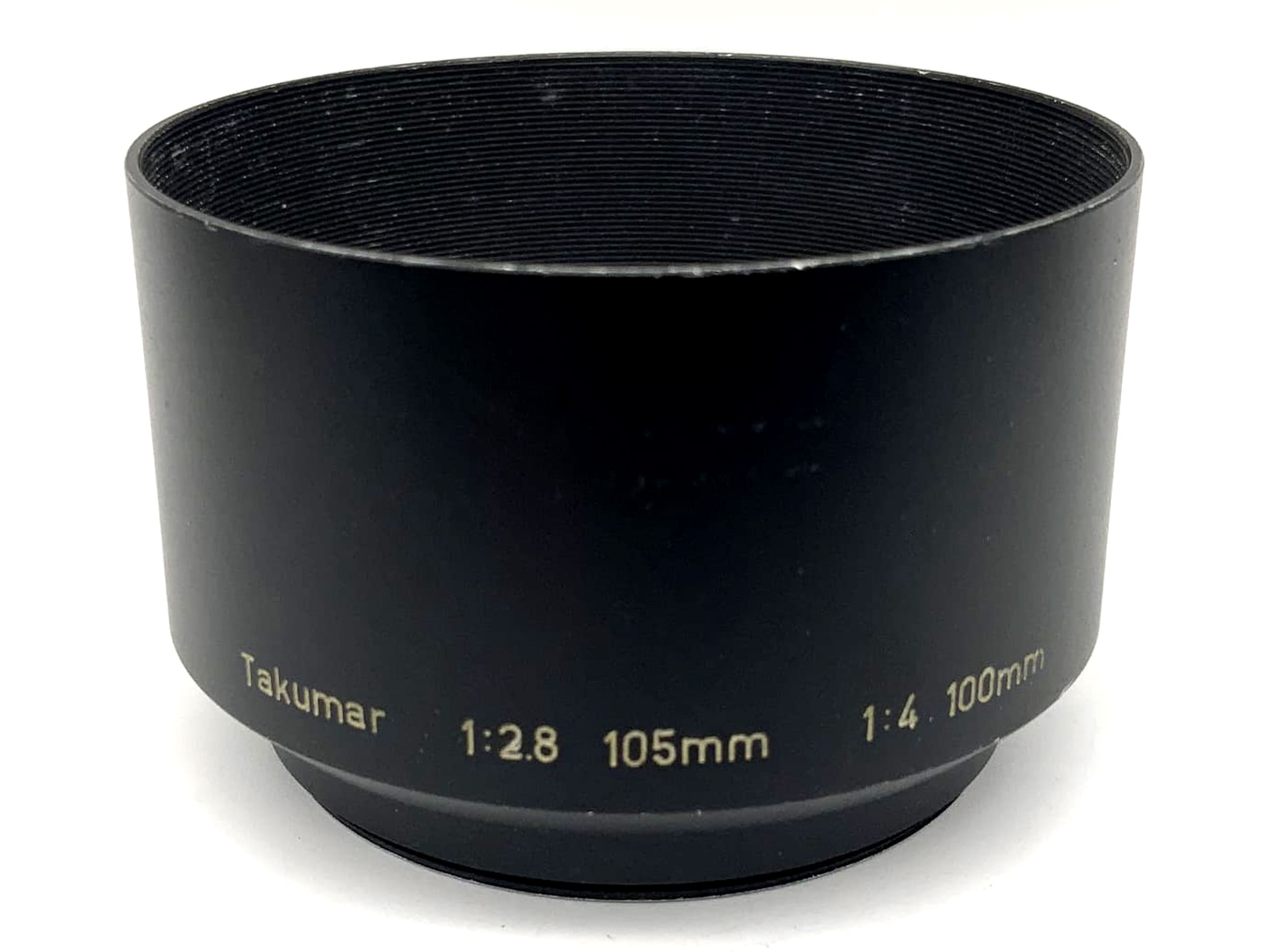 Asahi Pentax Takumar 1:2.8 105mm, 1:4 100mm Lens Hood Metal
