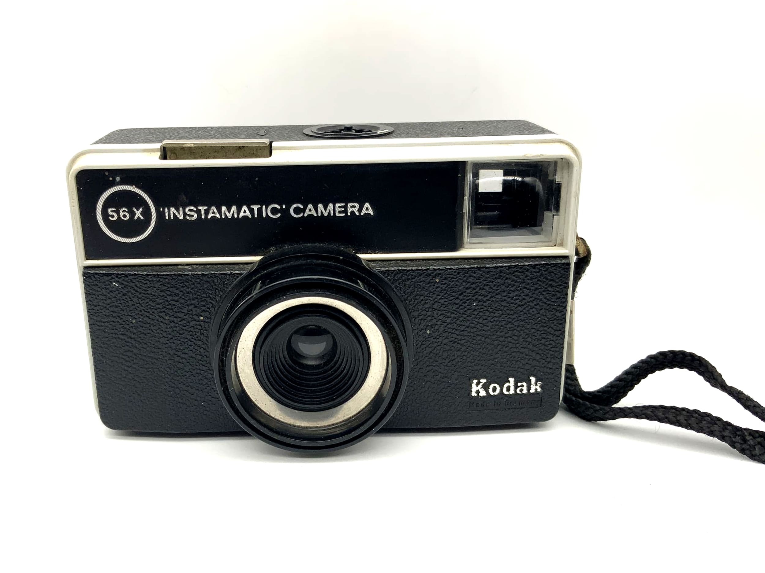 Appareil photo Kodak 56x Instamatic avec viseur et boîtier compact, appareil photo argentique