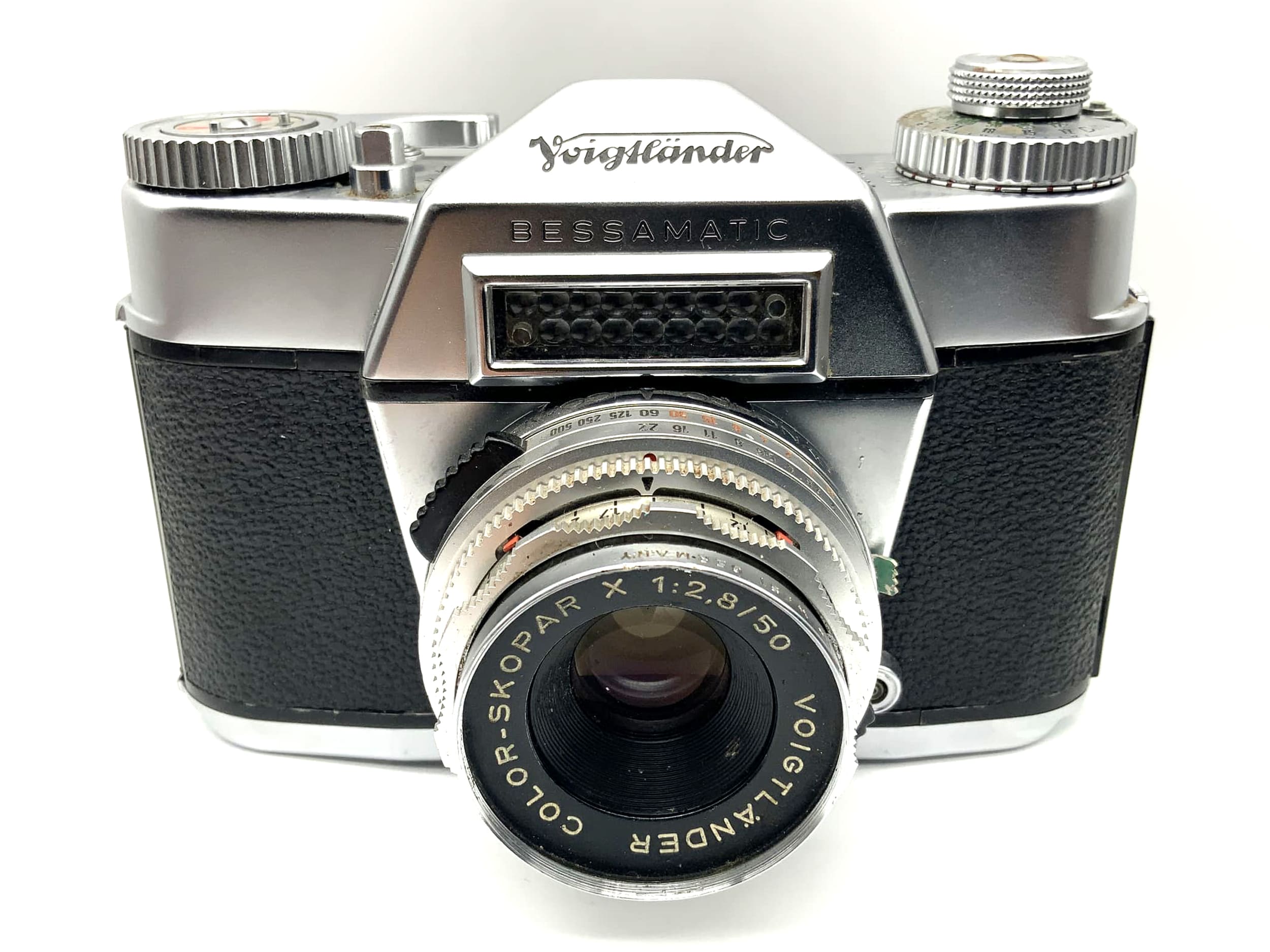 Appareil photo reflex Voigtländer Bessamatic avec objectif Color-Skopar X 1:2,8/50