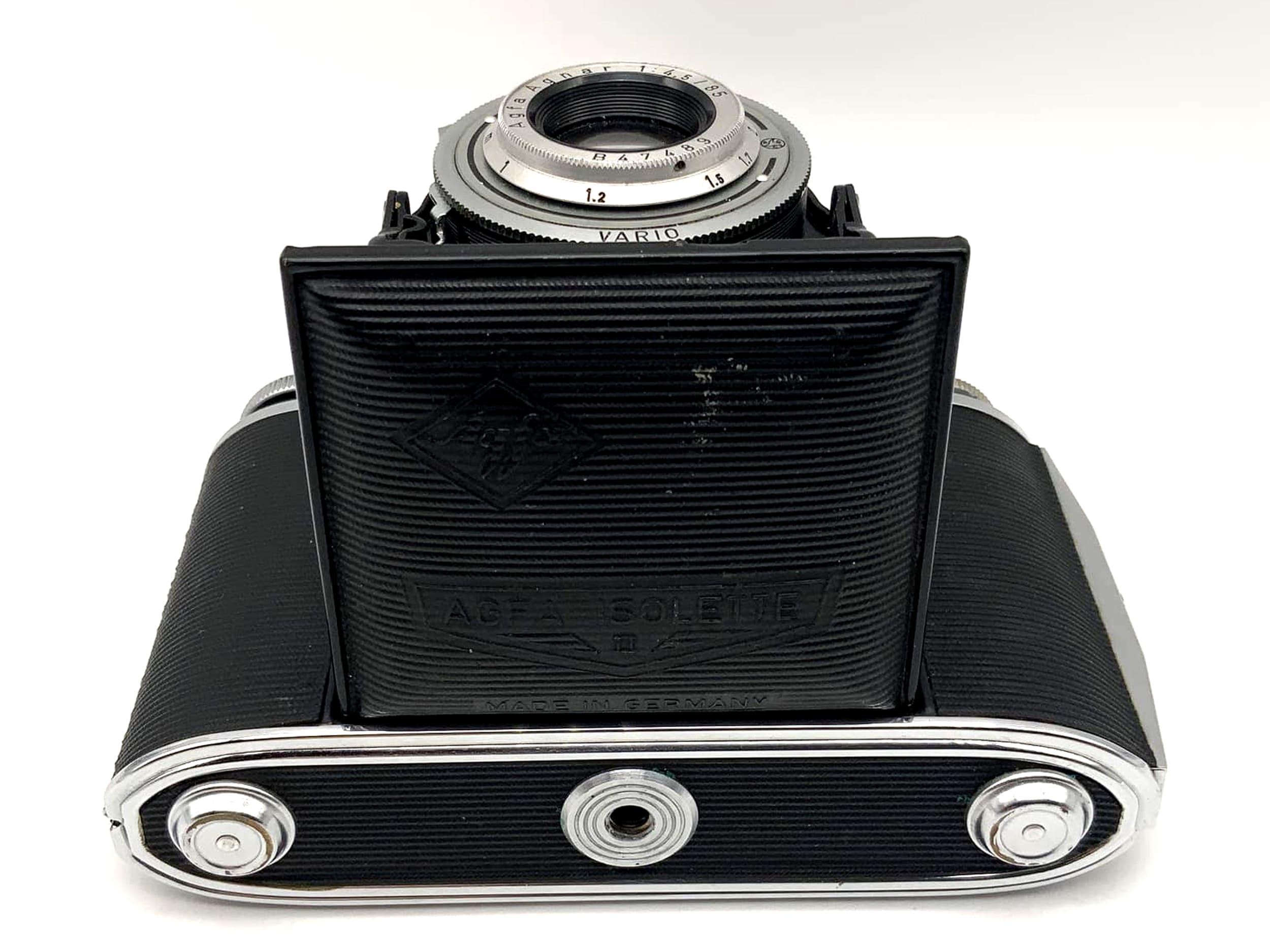 Agfa Isolette II folding camera with Agnar 1:4.5 / 85 Vario analogue camera