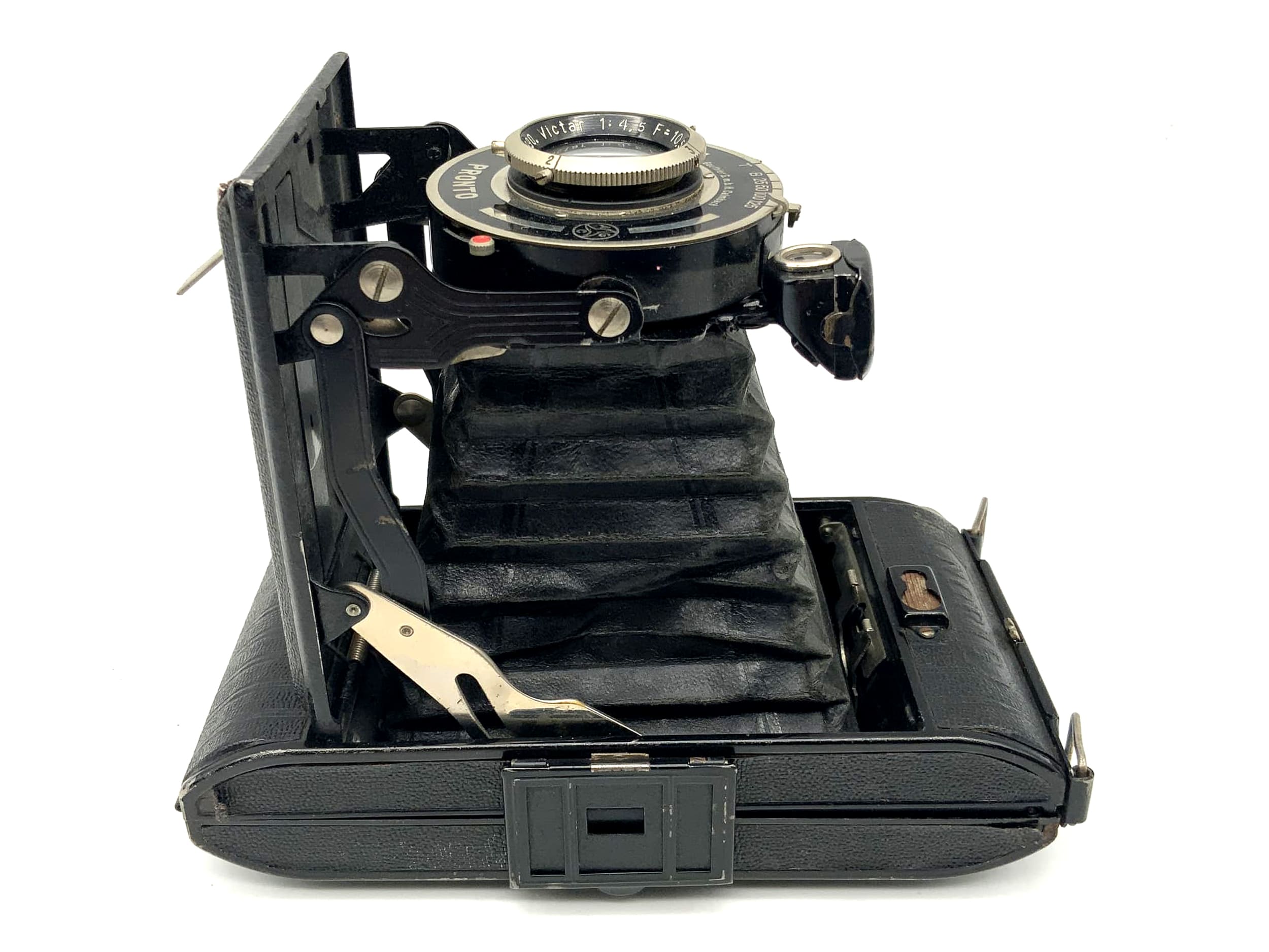 Appareil photo pliant Noris avec objectif Victar 1:4.5 F=10.5cm Ludwig Dresden Pronto