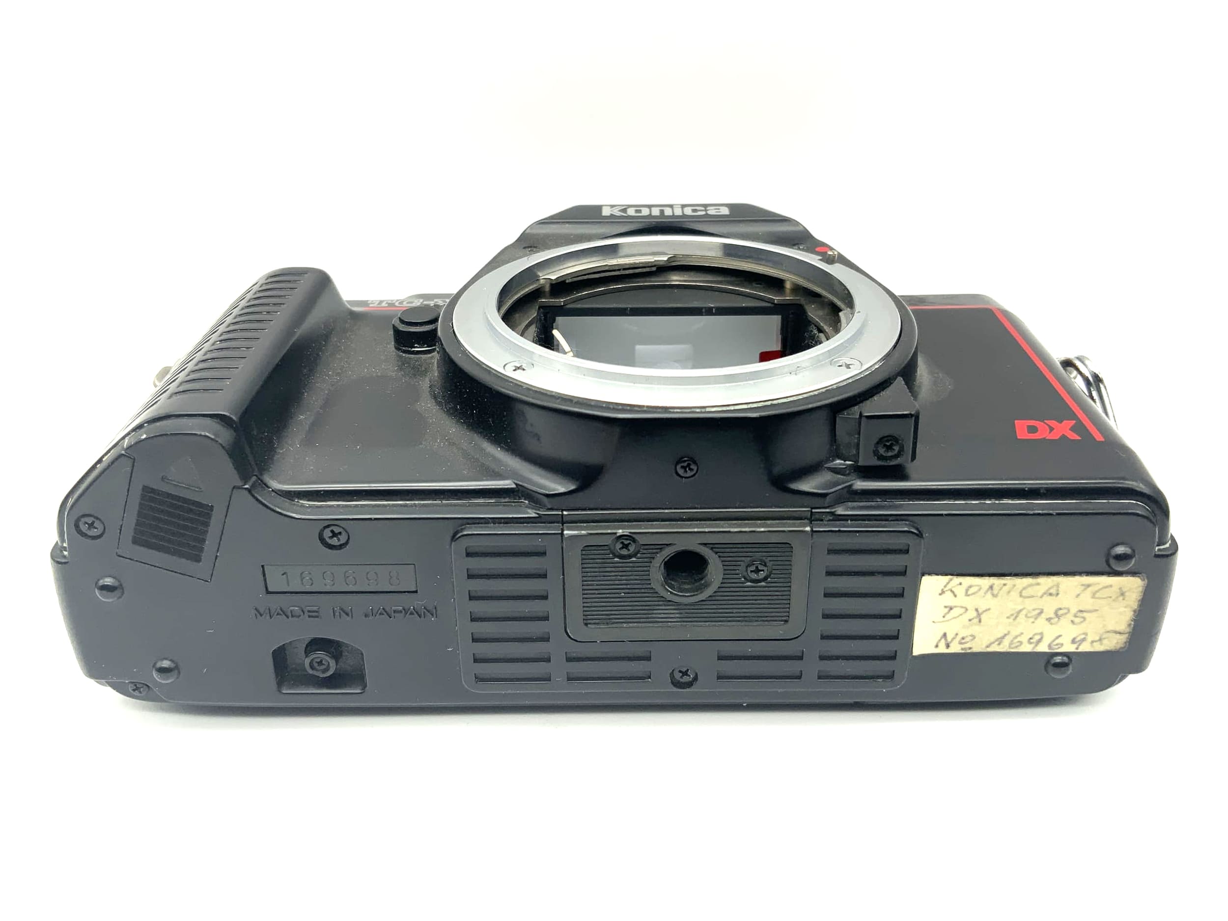 Konica TC-X 35mm SLR analogique DX (Konica AR) ! Cellule photoélectrique défectueuse !