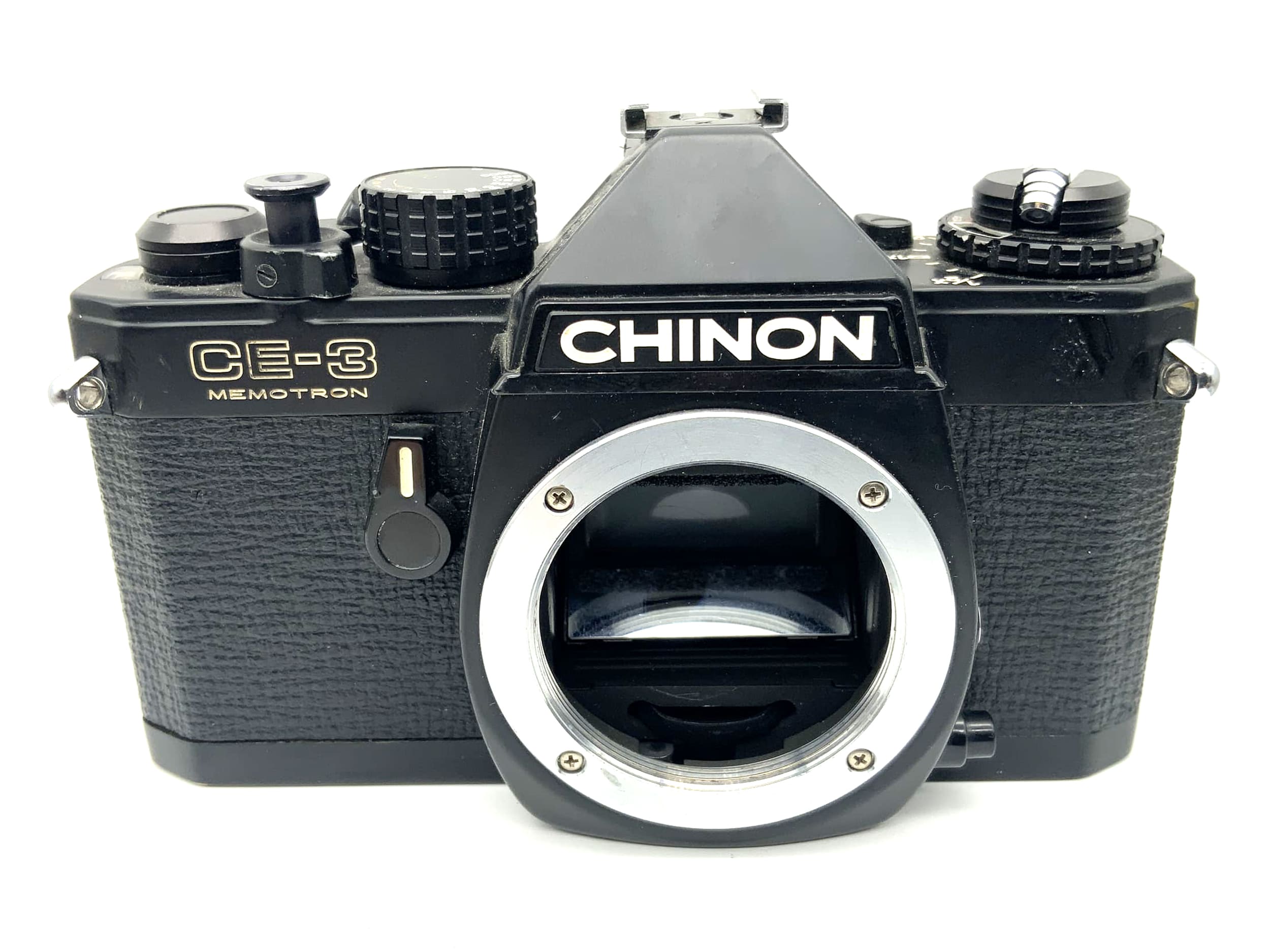 Chinon CE-3 35mm SLR analog camera Memotron (M42) !Light meter defective!