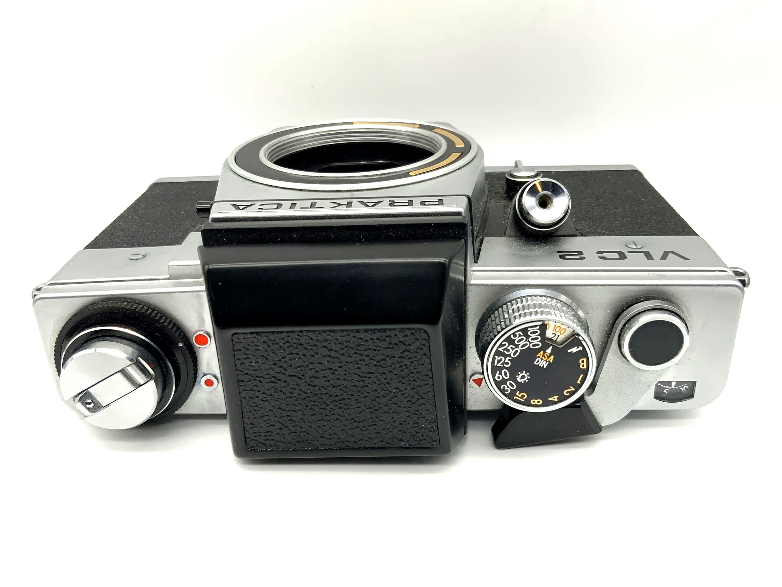 Appareil photo reflex analogique Praktica VLC 2 35 mm avec boîtier à viseur de poitrine (M42)