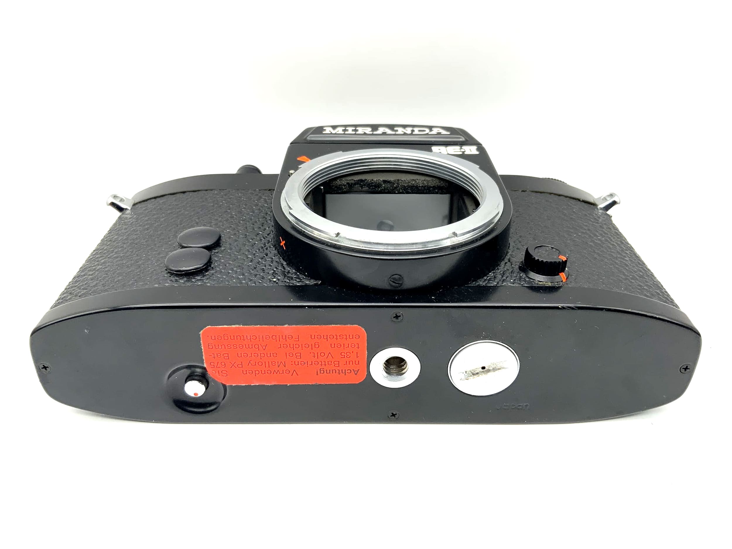 Boîtier d'appareil photo reflex argentique Miranda RE II 35 mm (monture à baïonnette Miranda)