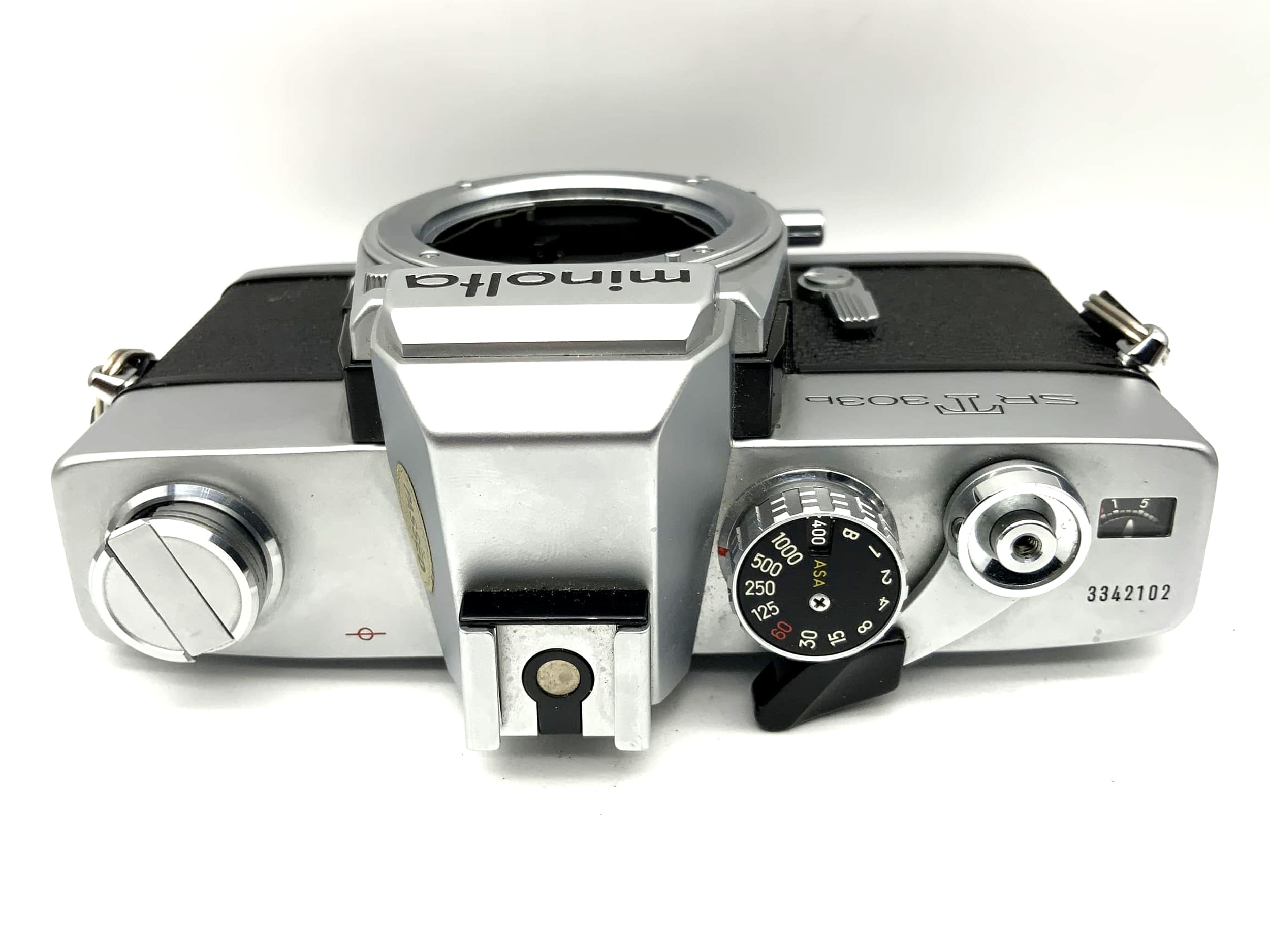 Boîtier d'appareil photo reflex argentique Minolta SRT 303b 35 mm (Minolta MD)