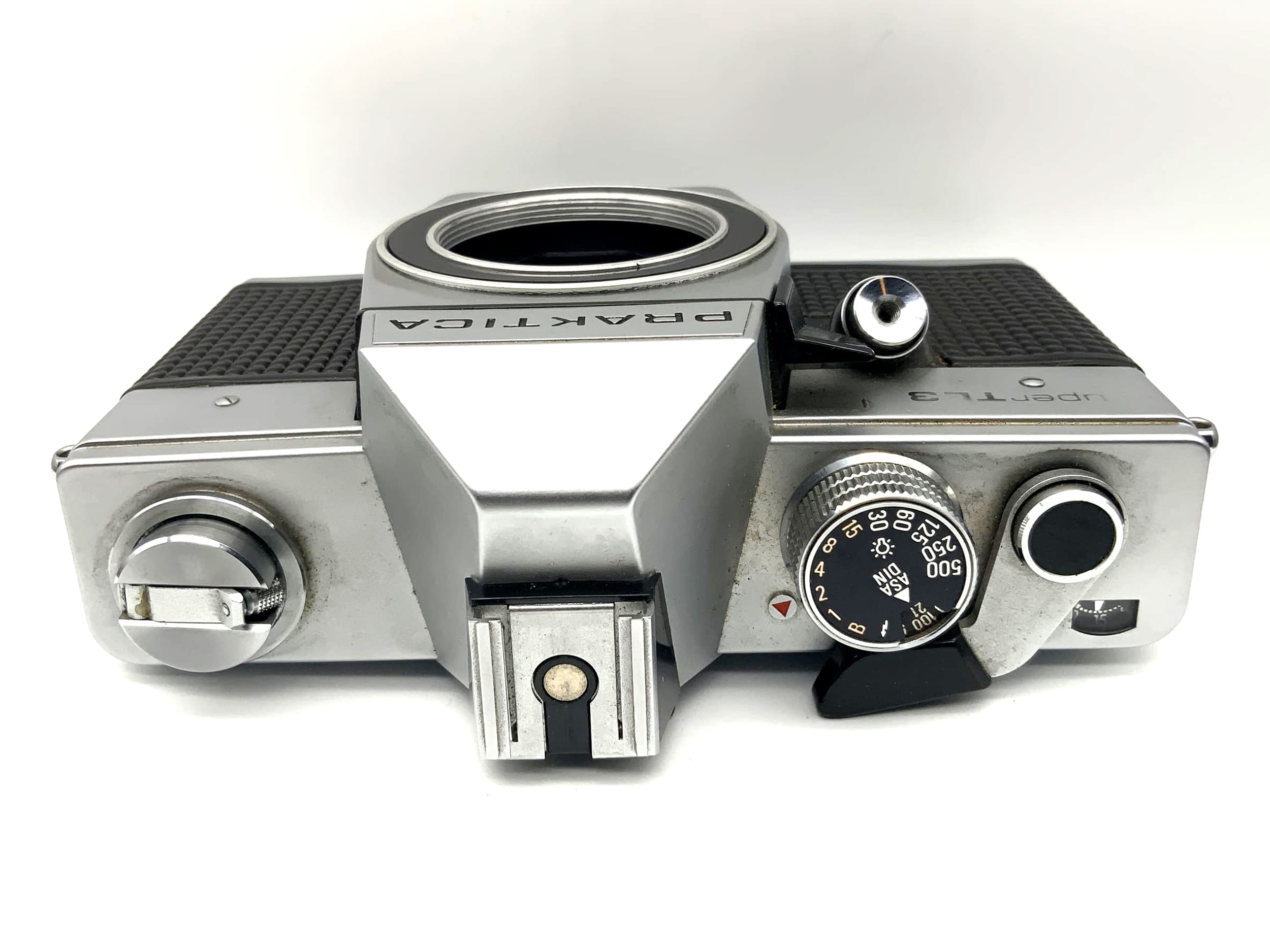 Appareil photo reflex argentique Praktica super TL 3 35 mm (M42) ! Cellule photoélectrique défectueuse !