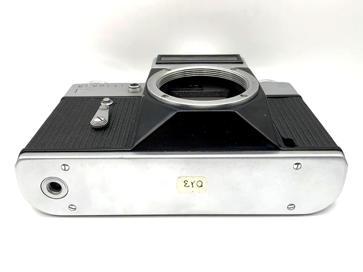 Appareil photo reflex argentique Revue E 35 mm Revueflex E (M42) ! Cellule photoélectrique défectueuse !