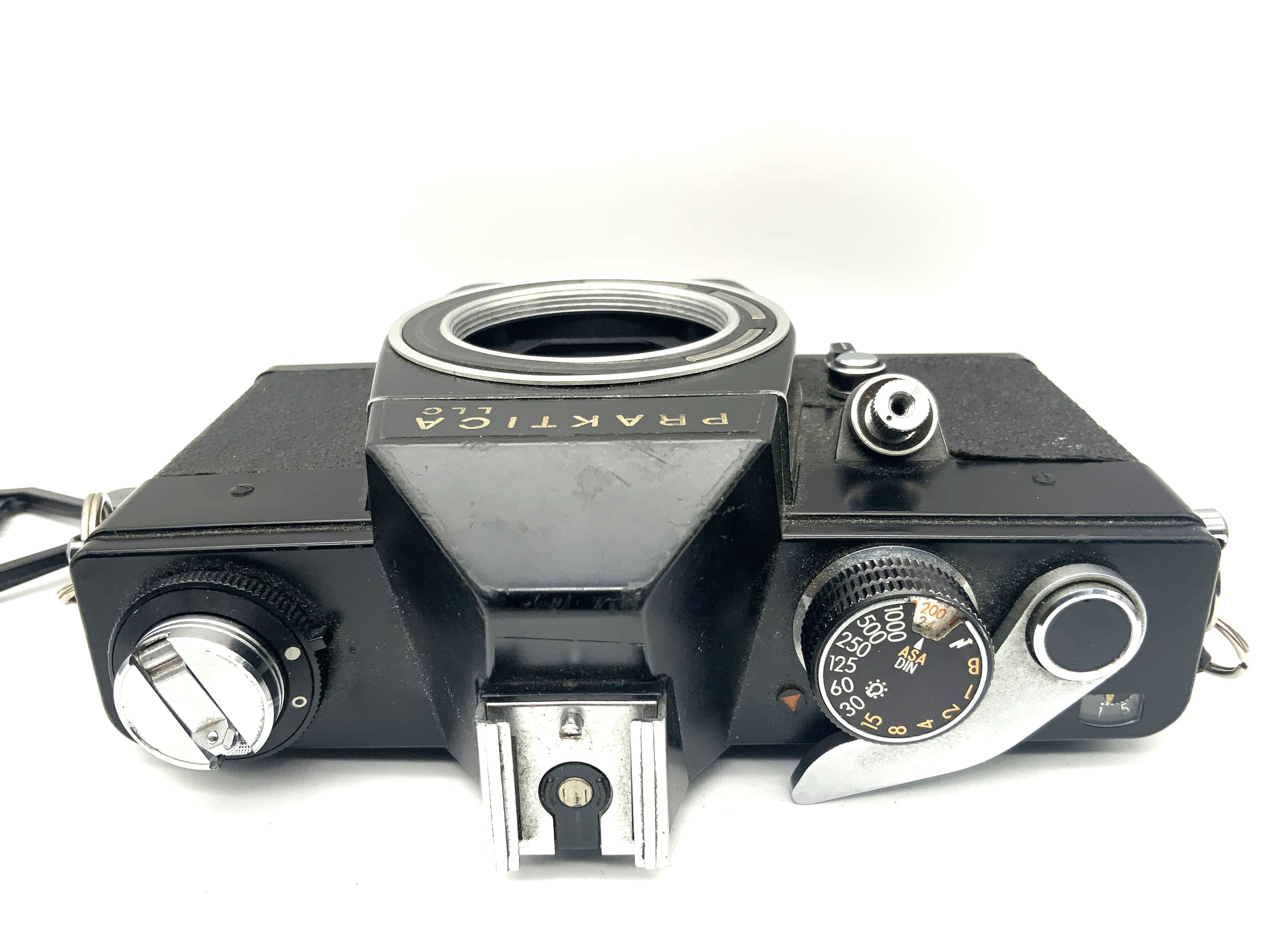 Boîtier reflex analogique Praktica LLC 35 mm (M42) ! Cellule photoélectrique défectueuse !