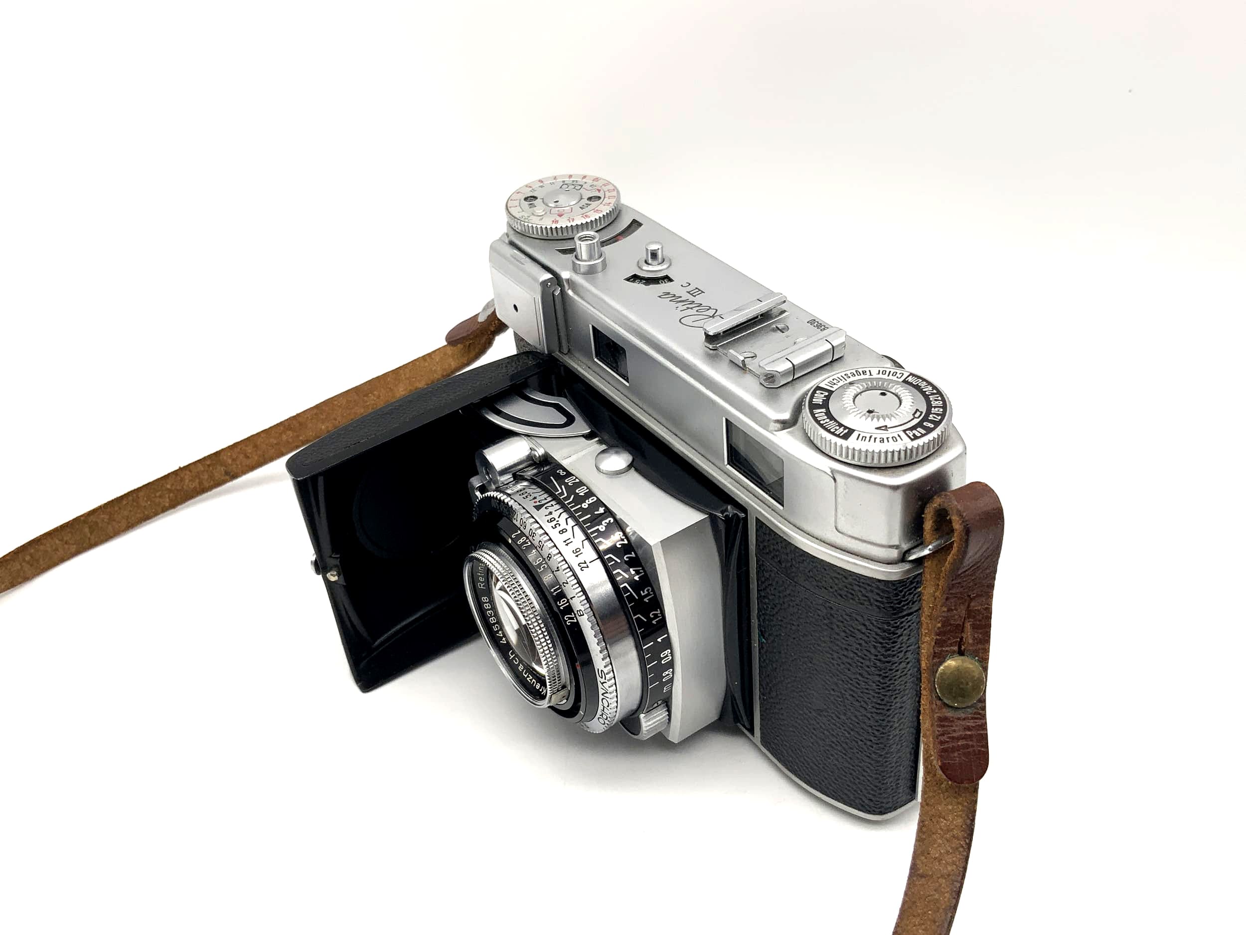 Appareil photo pliant Kodak Retina IIIc avec objectif Schneider Kreuznach Xenon Big C f:2.0/50mm
