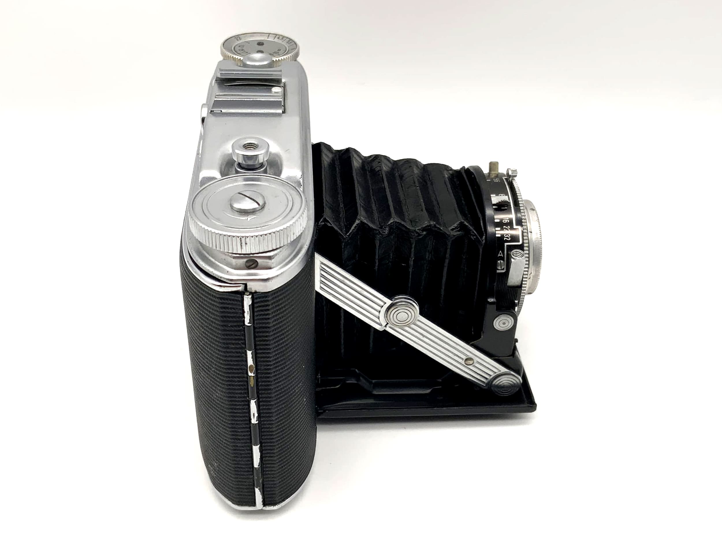 Appareil photo pliable Agfa Isolette II avec Agnar 1:4.5 / 85 Vario