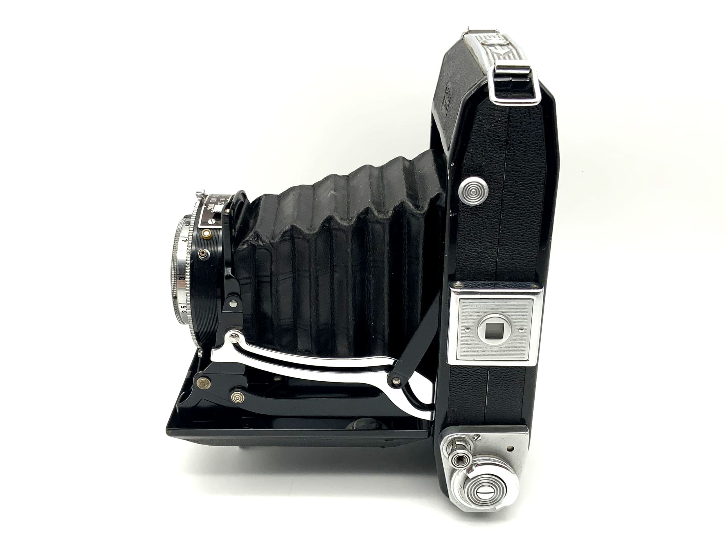 Appareil photo pliant Zeiss Ikon Ercona avec objectif Novar Anastigmat 1:4.5 f=10.5cm Pronto