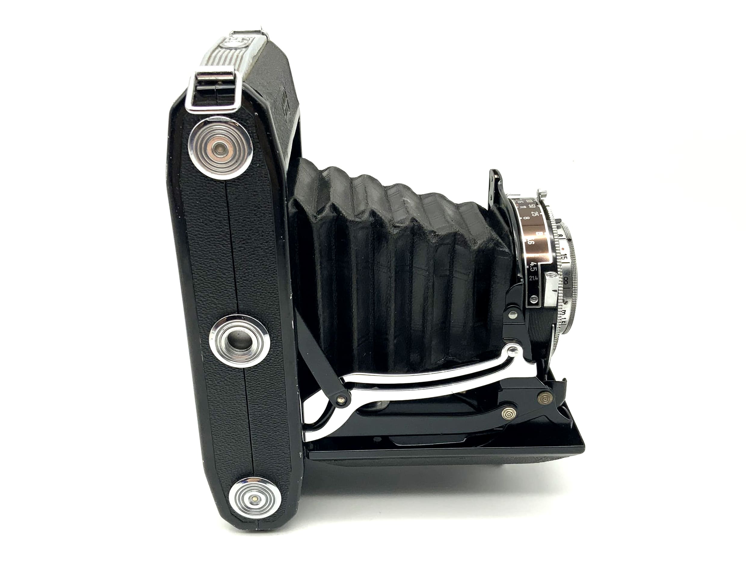 Appareil photo pliant Zeiss Ikon Ercona avec objectif Novar Anastigmat 1:4.5 f=10.5cm Pronto