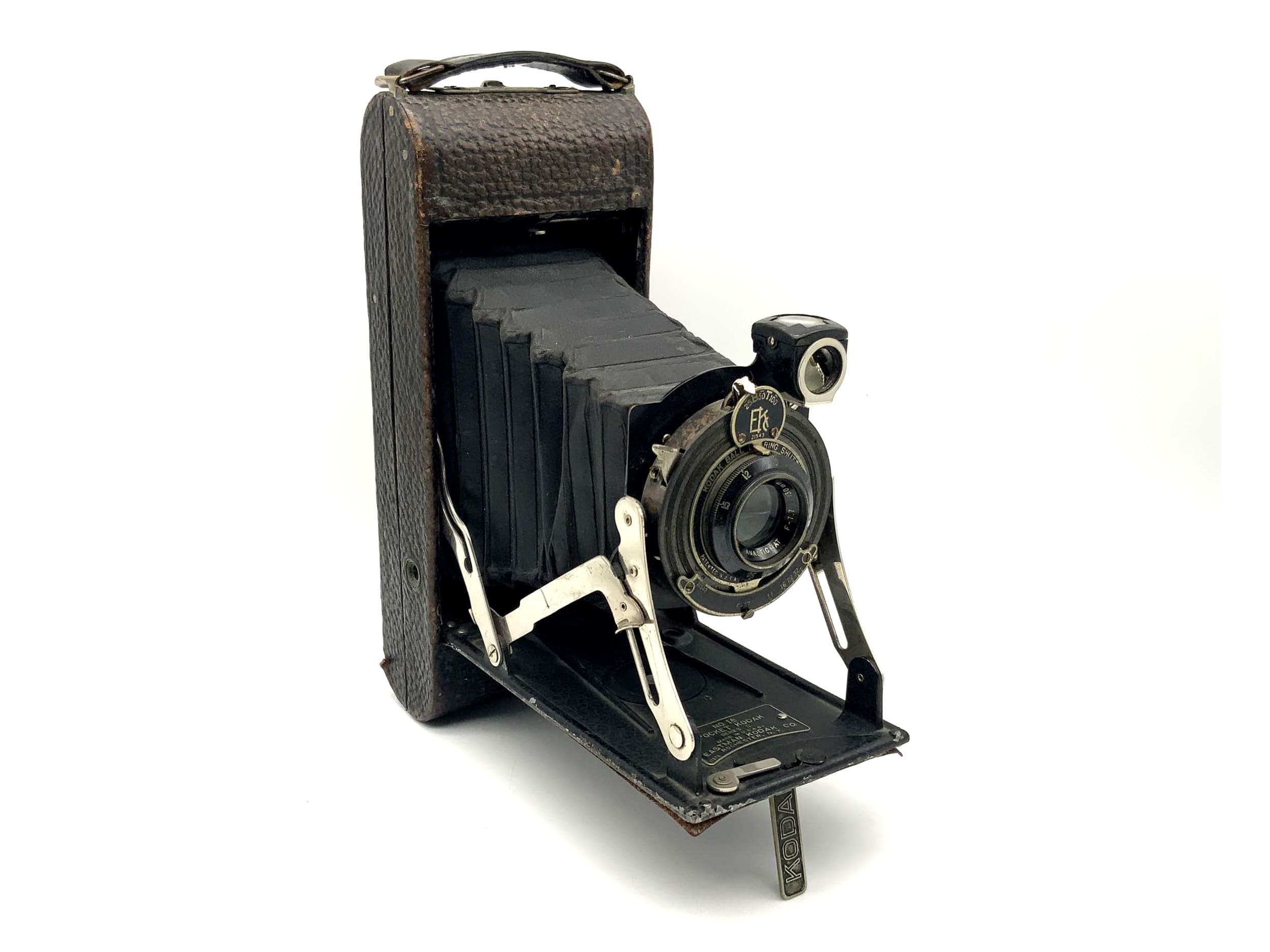 Appareil photo pliant Kodak Pocket n° 1A avec objectif anastigmat F-7,7 130 mm