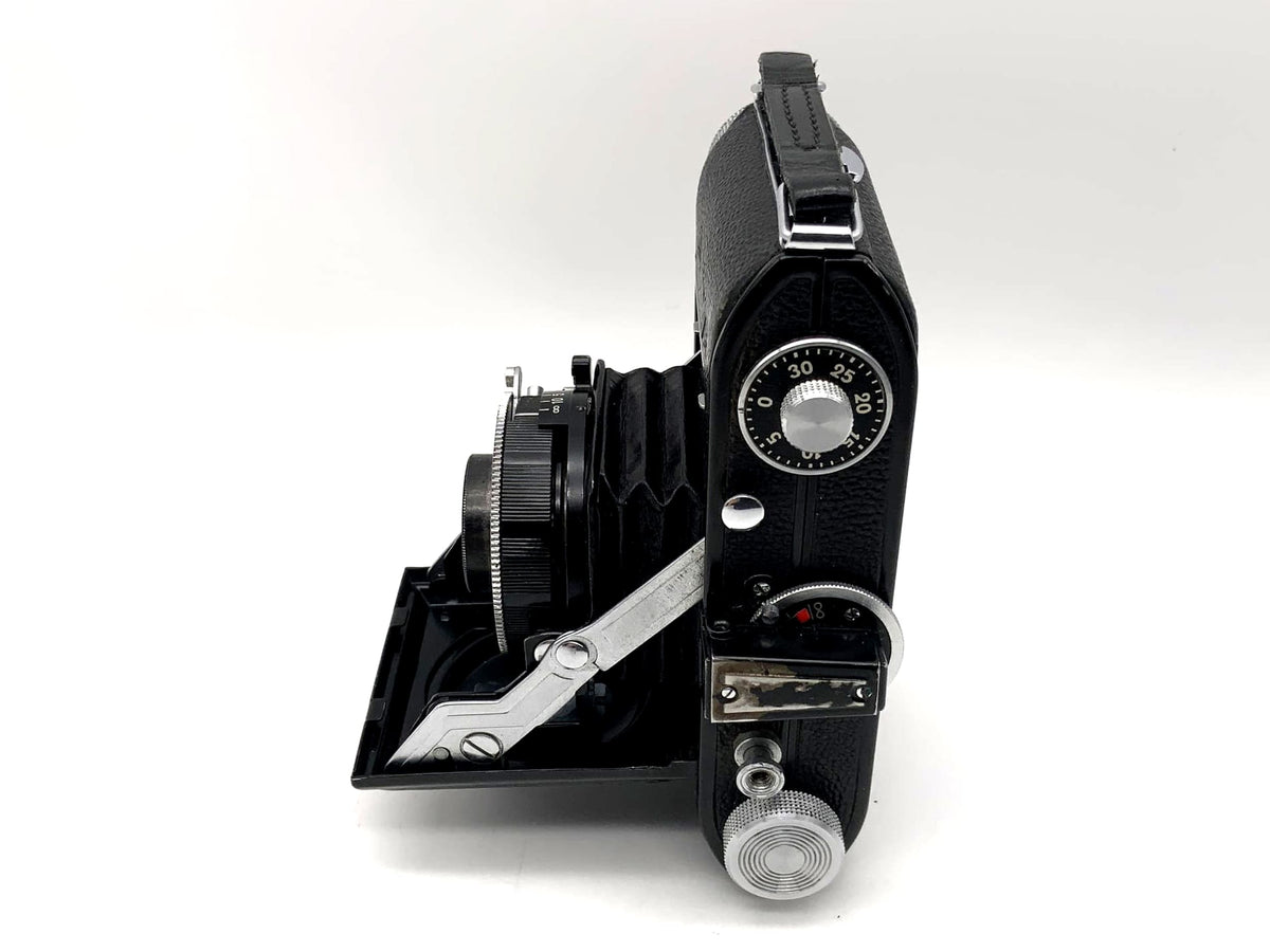 Appareil photo pliant Balda Beltica avec objectif Carl Zeiss Tessar 1:3.5 f=5cm rouge T Cludor