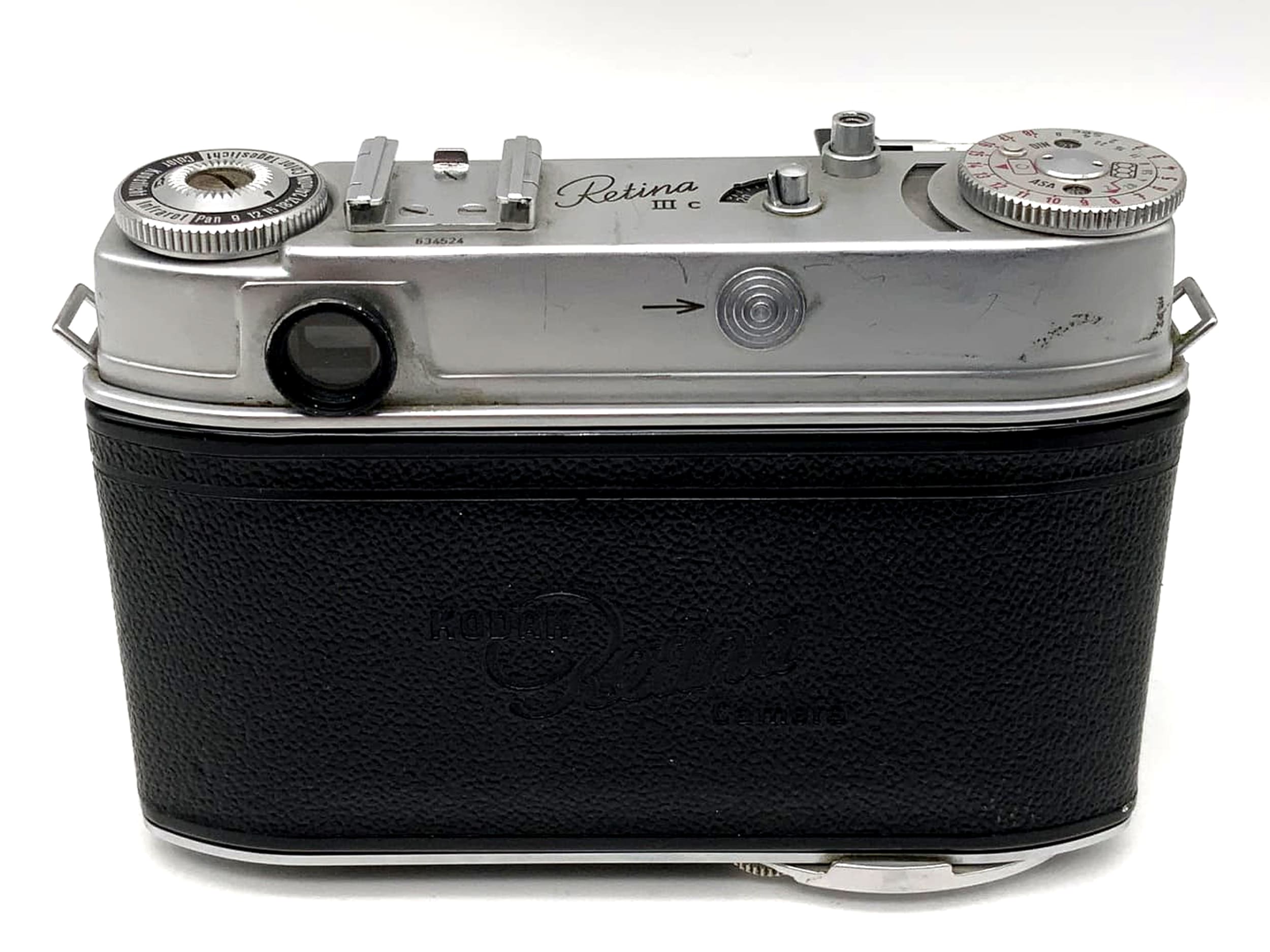 Appareil photo pliant Kodak Retina IIIc avec objectif Schneider Kreuznach Xenar f:2.0/50mm (défectueux)