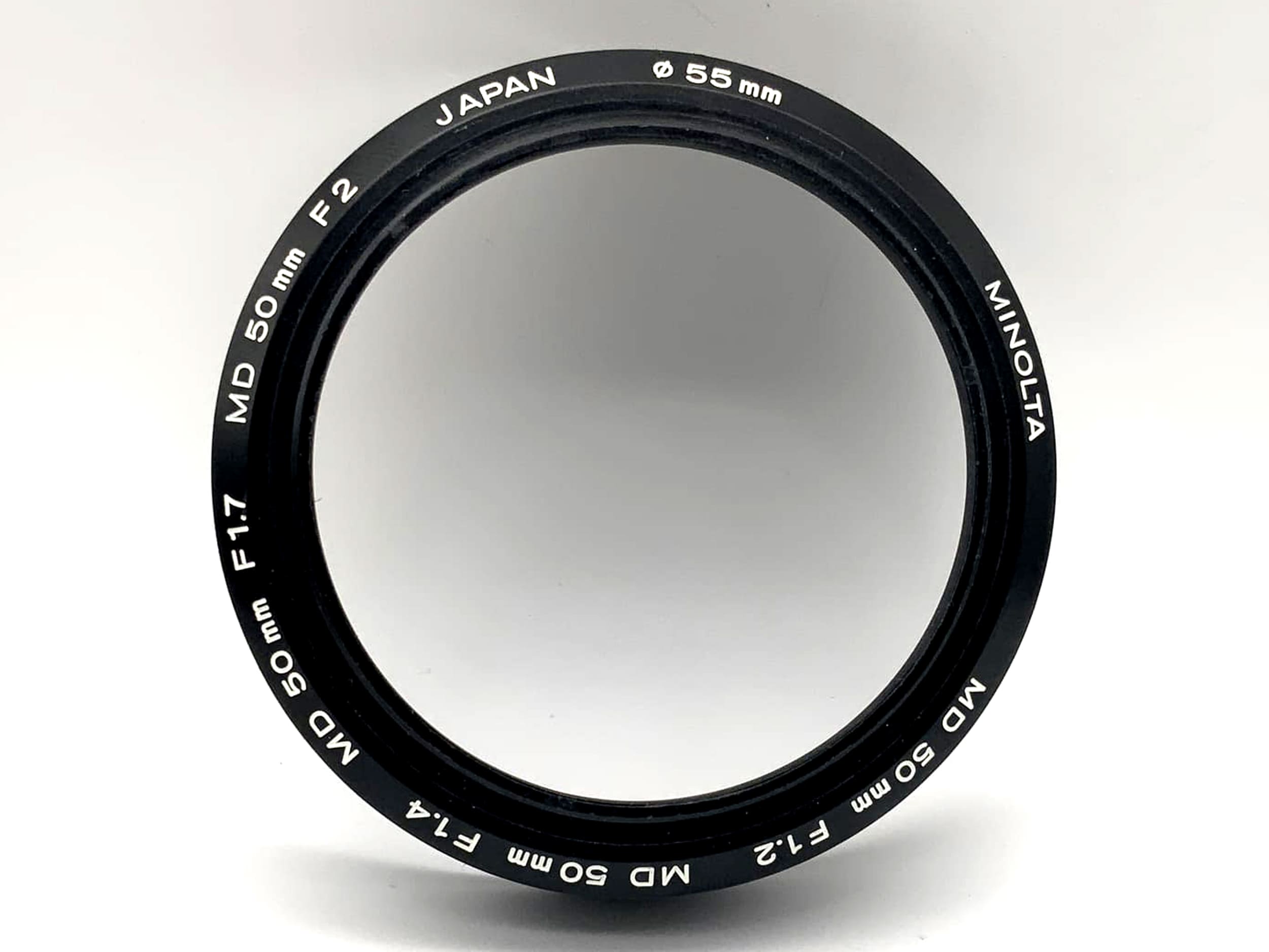 Minolta MD 50mm F1.2 1.4 F1.7 F2 lens hood