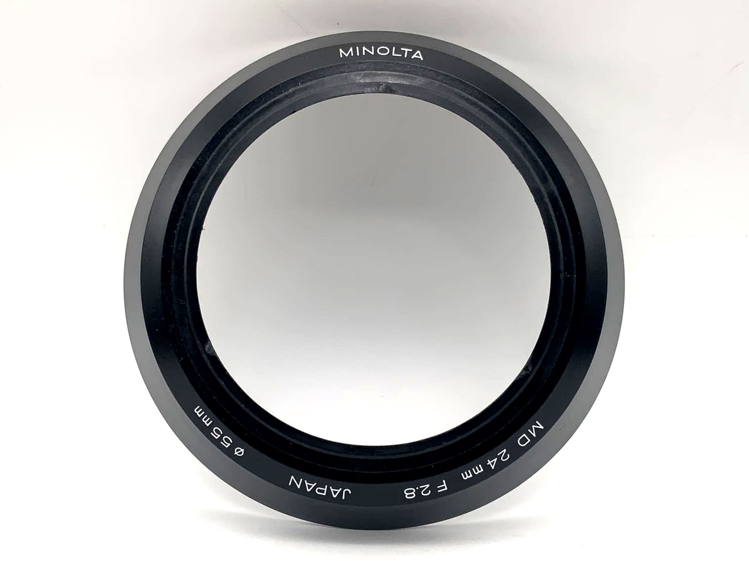 Pare-soleil pour objectif Minolta MD 24 mm F2.8 ⌀55 mm