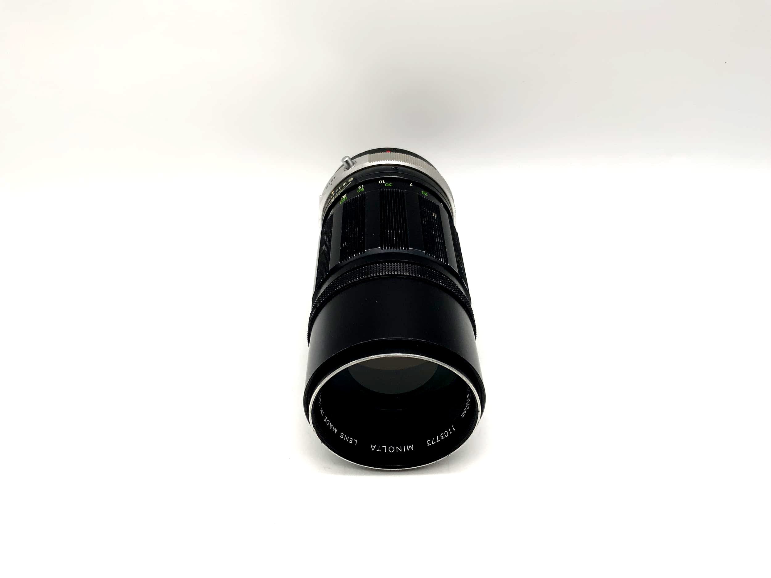 Minolta 200mm 1:4.5 Lens MC Tele Rokkor-PE Camera Camera Lens (Minolta MD)