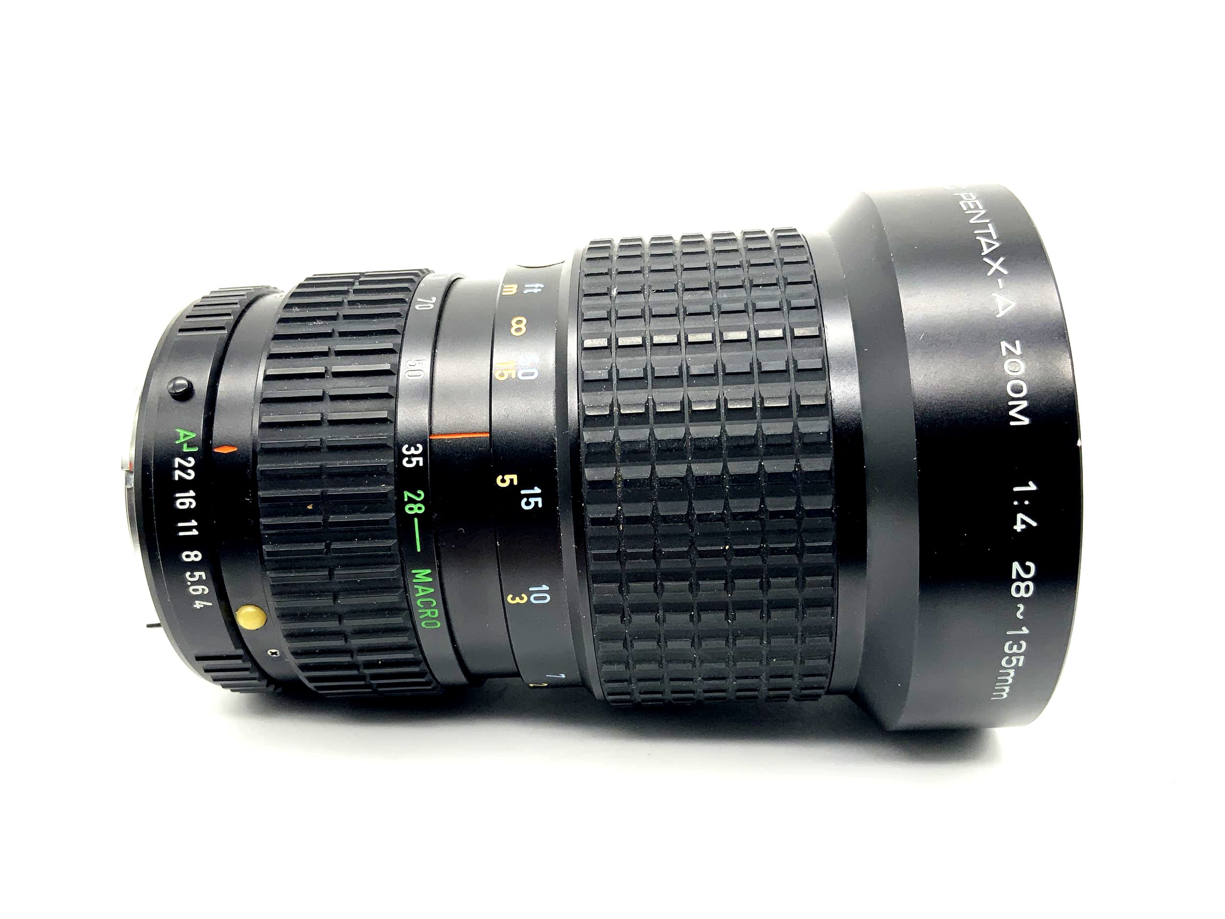 Objectif Pentax 28-135 mm 1:4 SMC Objectif macro zoom pour appareil photo Pentax-A (Pentax K)