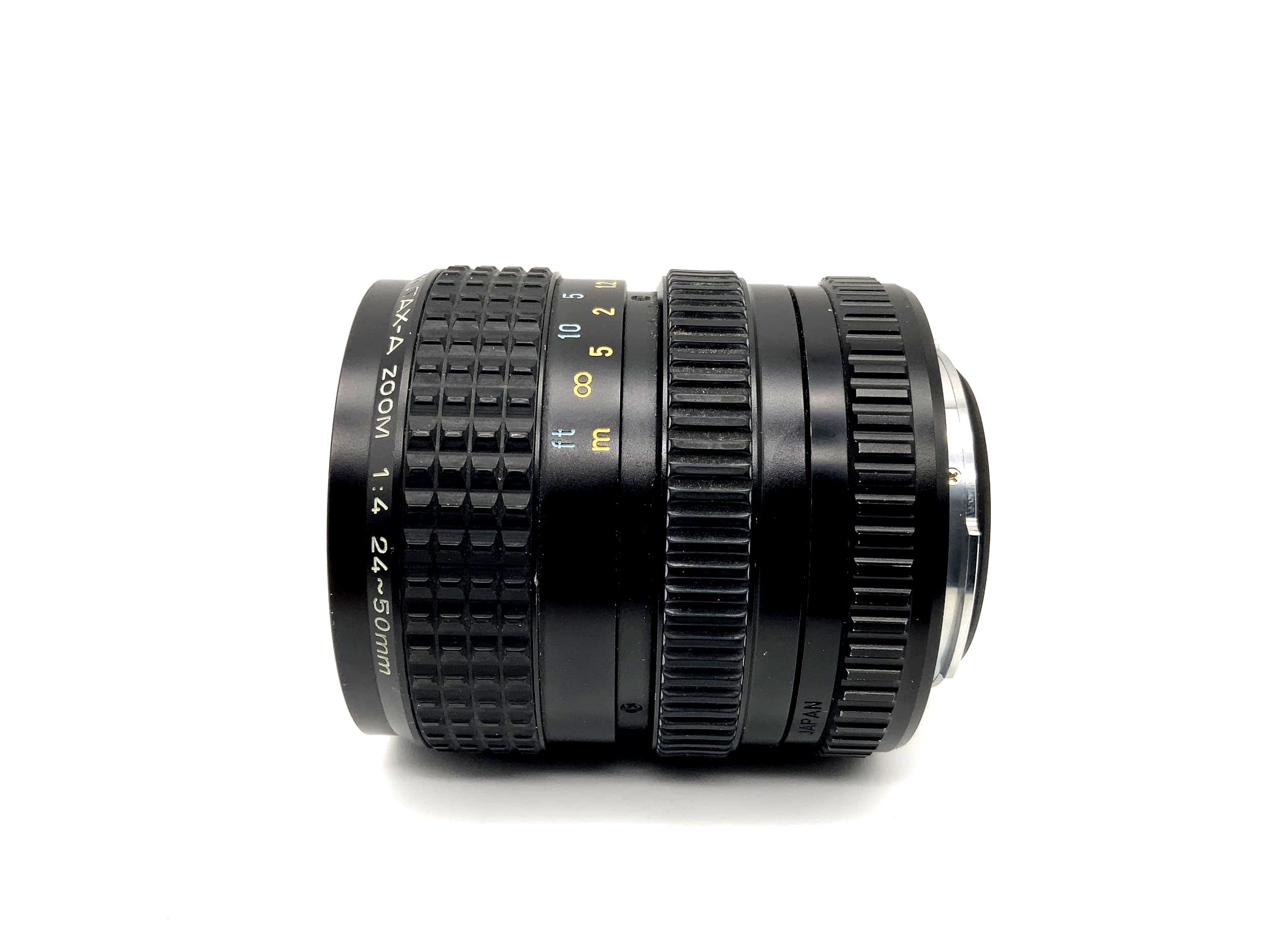 Objectif Pentax 24-50 mm 1:4 SMC pour appareil photo zoom Pentax-A (Pentax K)