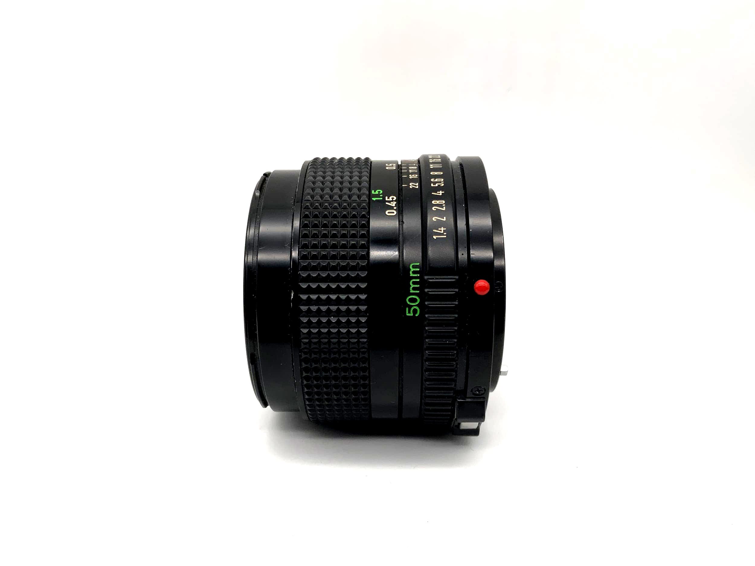 Objectif Canon 50 mm f/1.4 pour appareil photo FD (Canon FD)