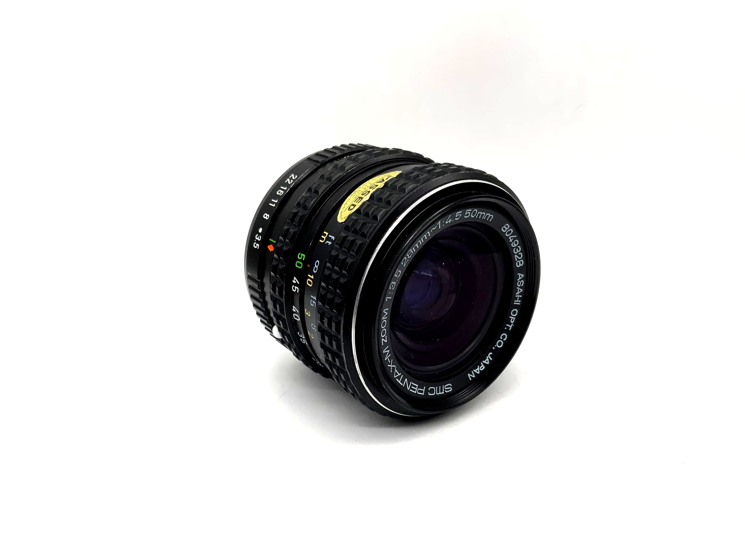 Objectif Asahi Pentax 28-50mm 1:3.5-4.5 SMC Pentax-M Zoom pour appareil photo (Pentax K)