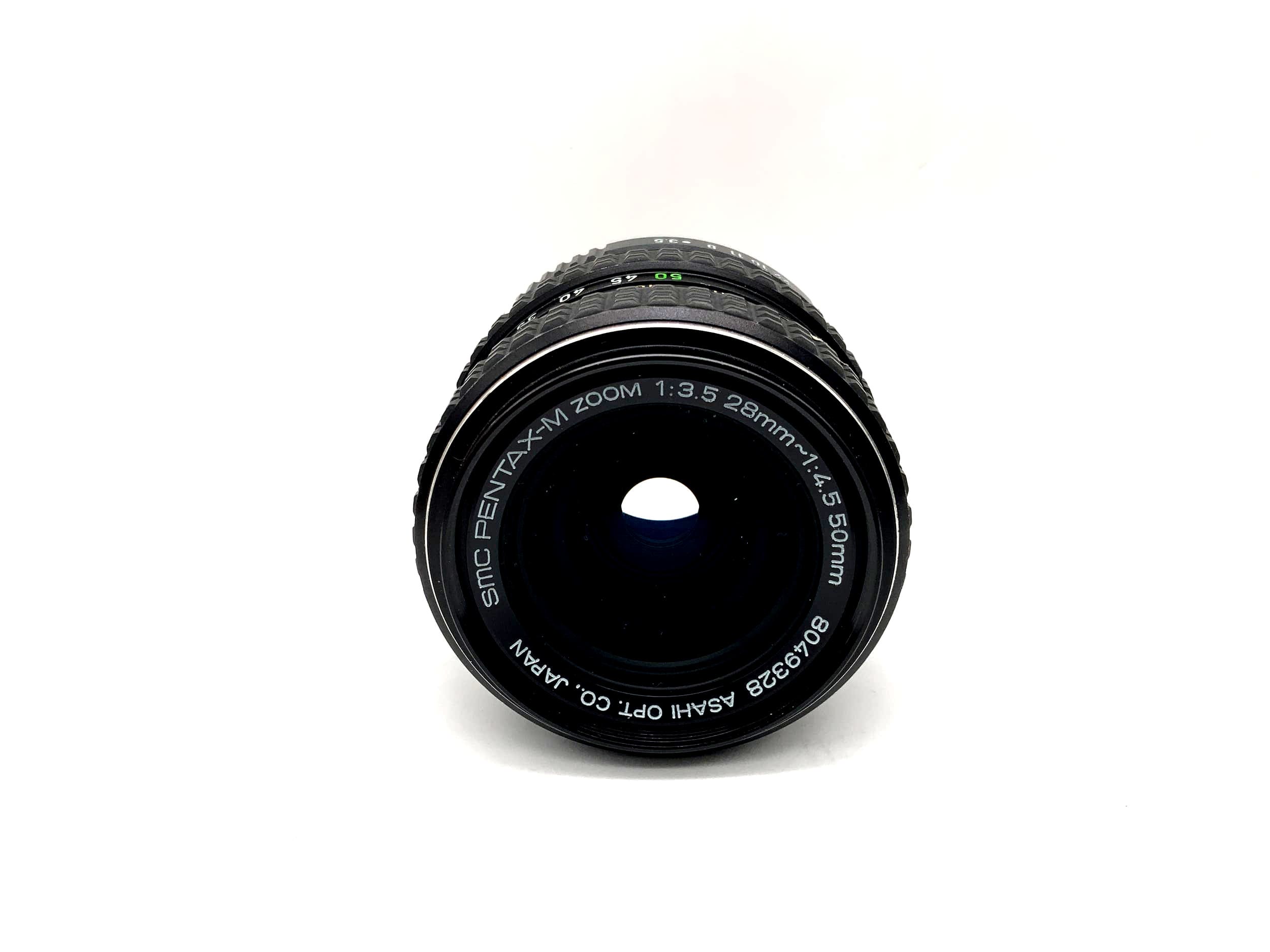 Objectif Asahi Pentax 28-50mm 1:3.5-4.5 SMC Pentax-M Zoom pour appareil photo (Pentax K)