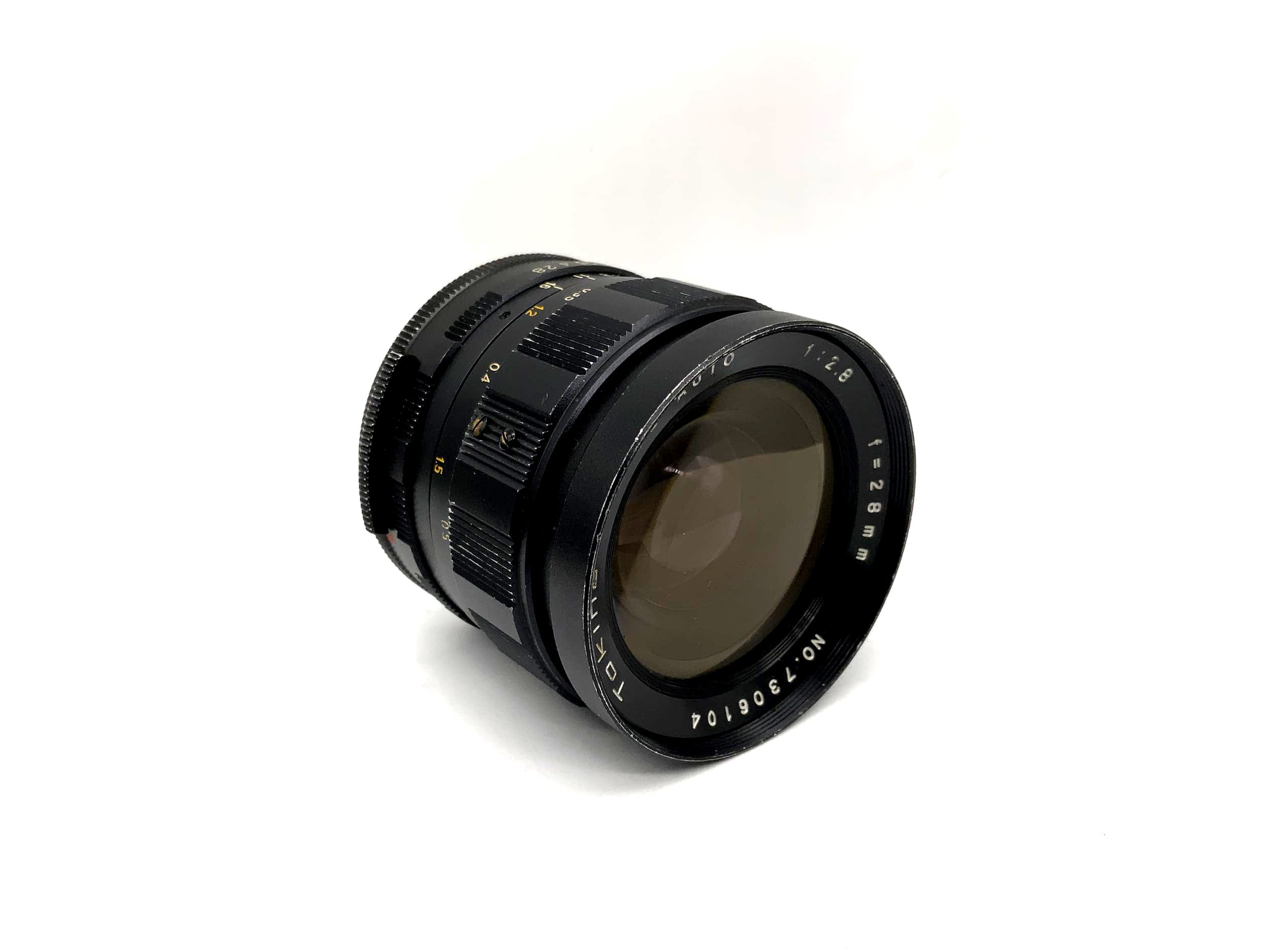 Objectif Tokina 28 mm 1:2.8 grand angle automatique (M42)