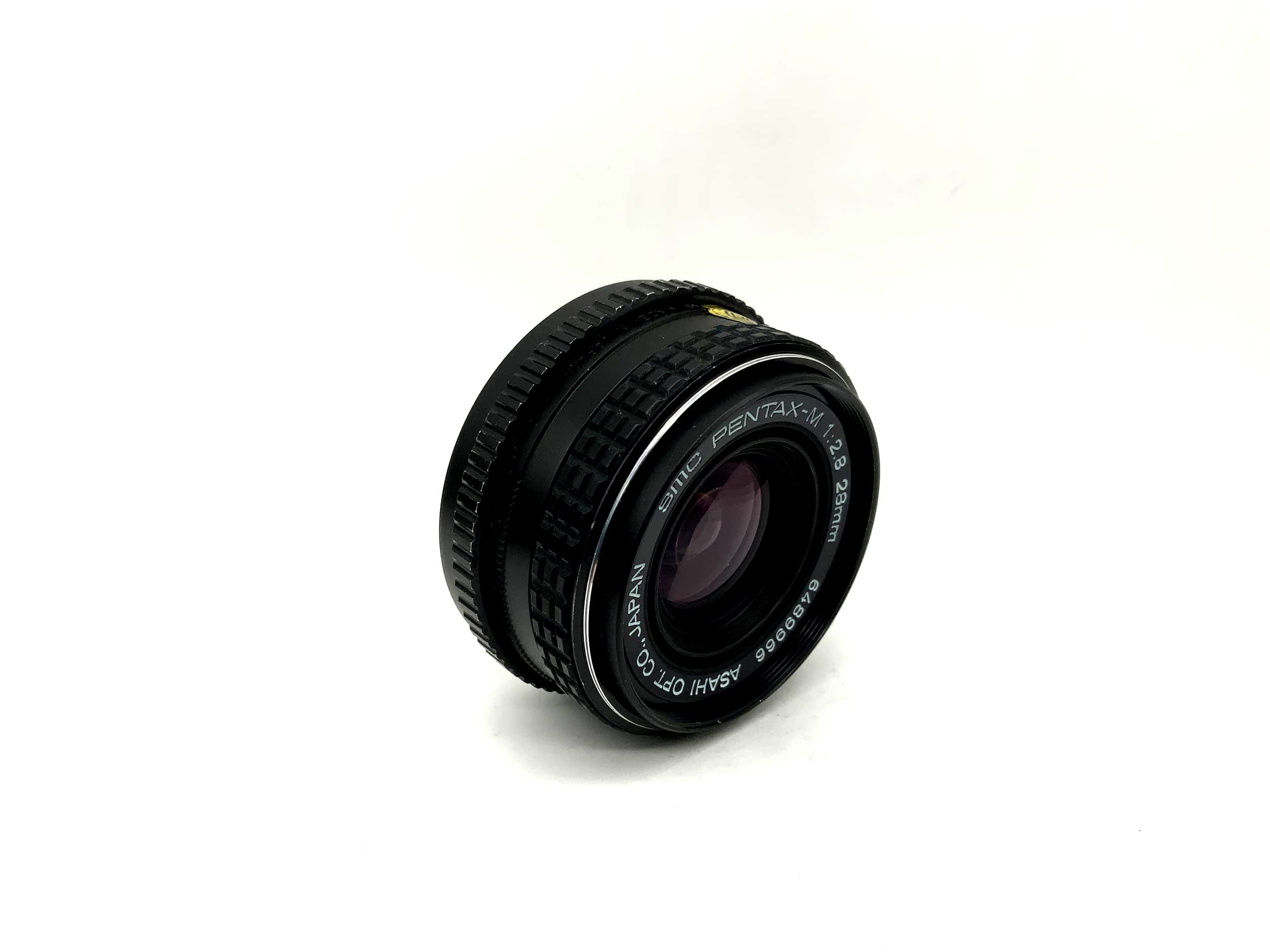 Objectif Asahi Pentax 28 mm 1:2.8 SMC pour appareil photo Pentax-M (Pentax K)