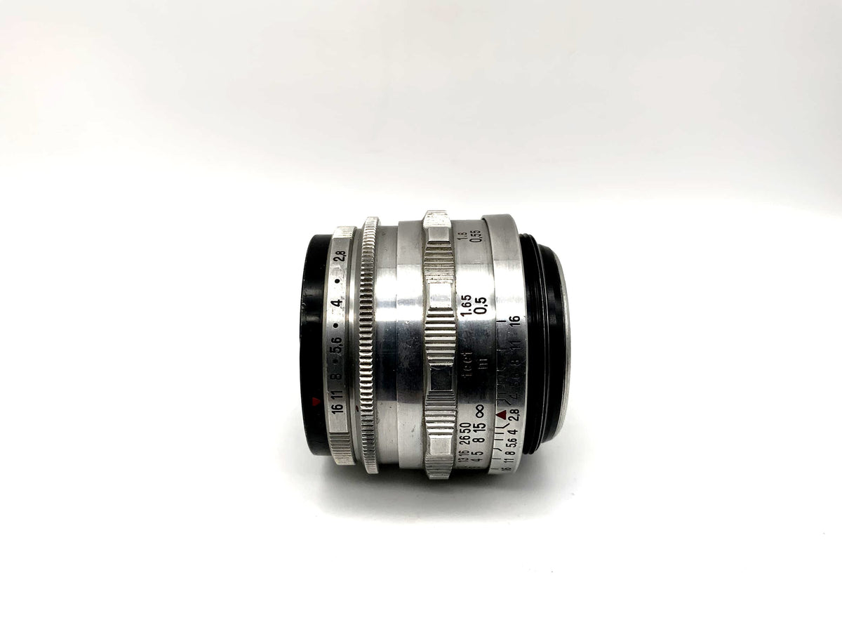 Objectif Carl Zeiss 50 mm 1:2.8 Q1 compact Tessar 12 lames (M42)