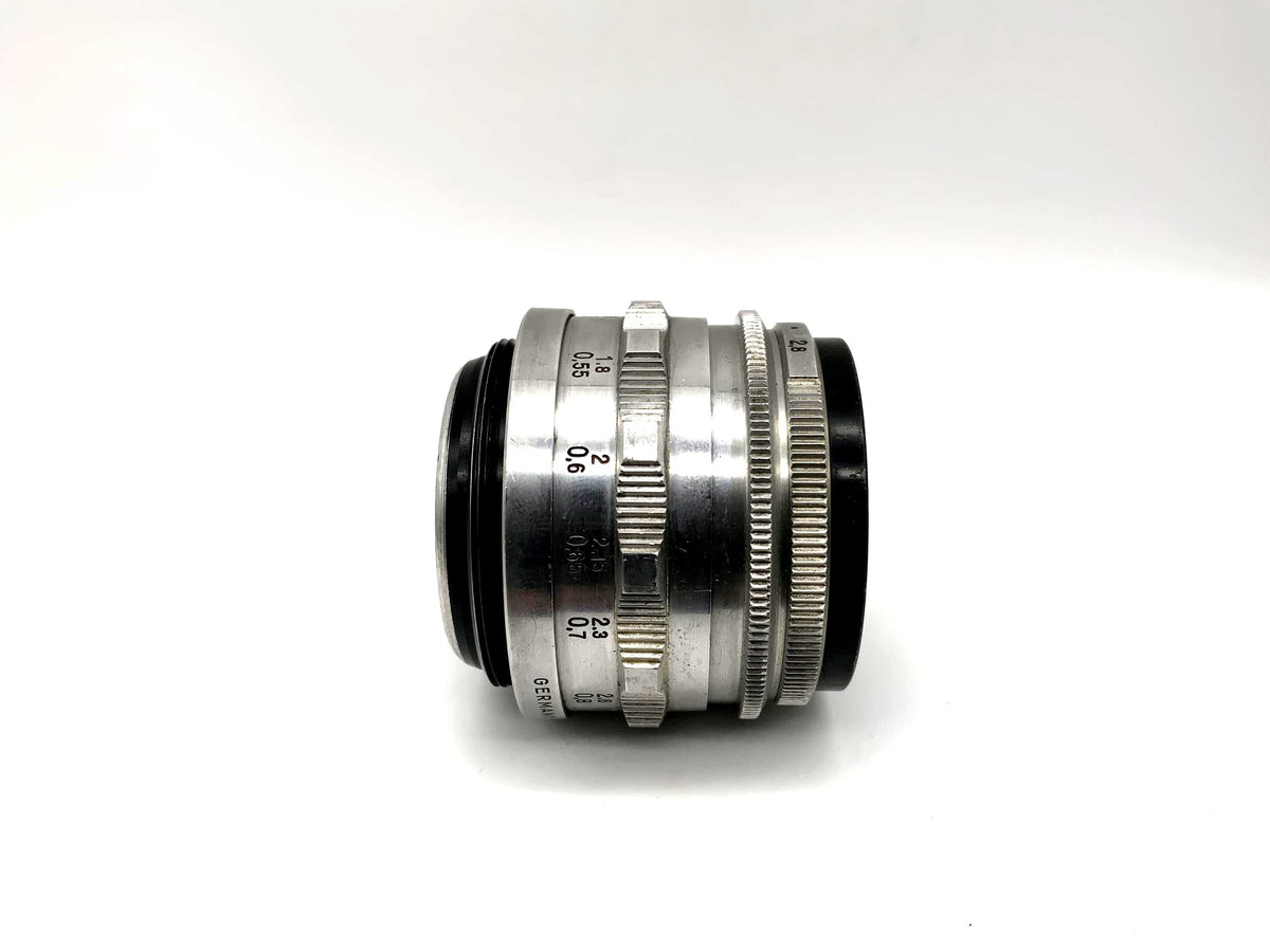 Objectif Carl Zeiss 50 mm 1:2.8 Q1 compact Tessar 12 lames (M42)