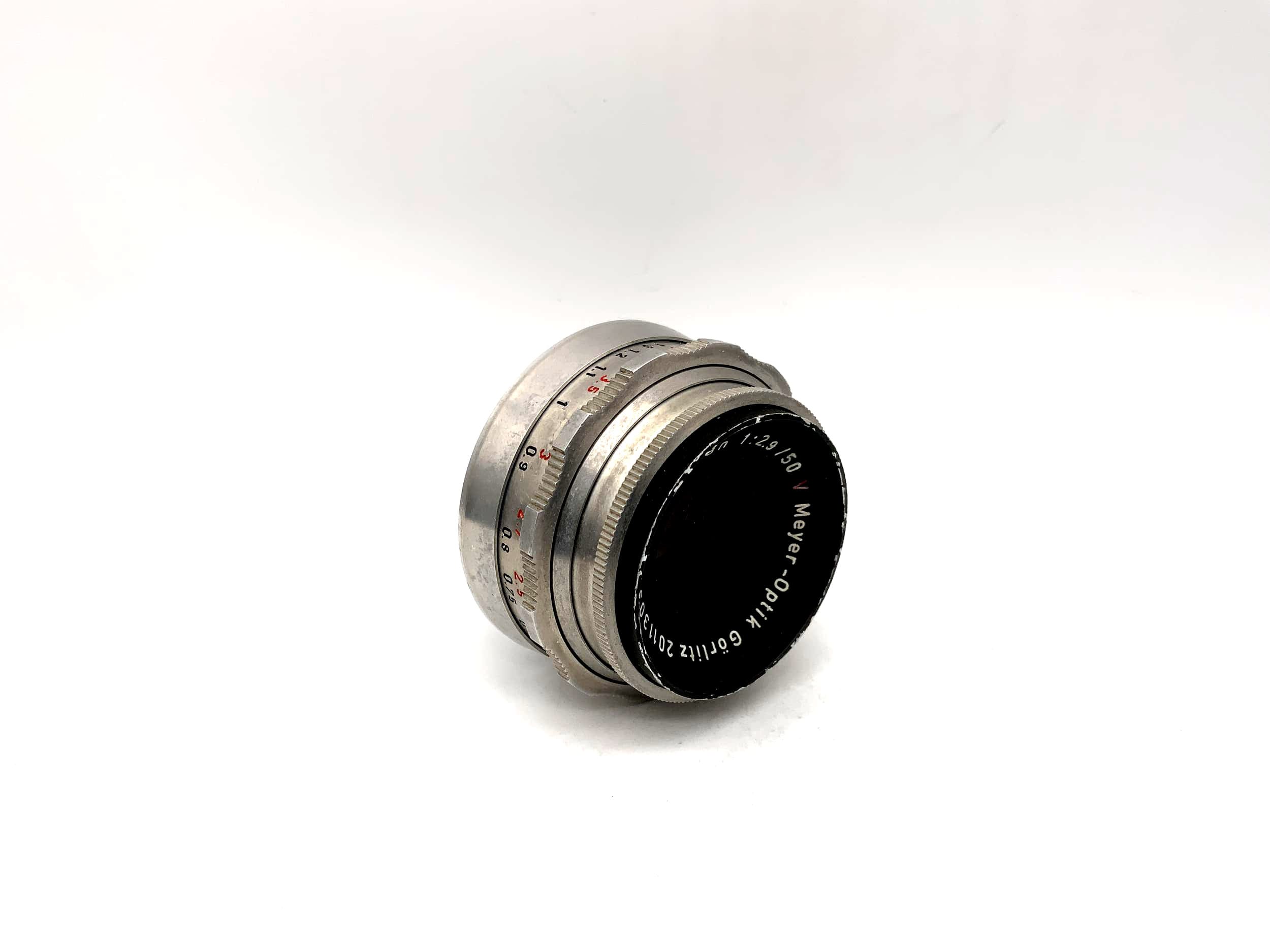 Meyer Optik Görlitz 50mm 1:2.9 lens Trioplan red V 12 Blades Lens (Altix)