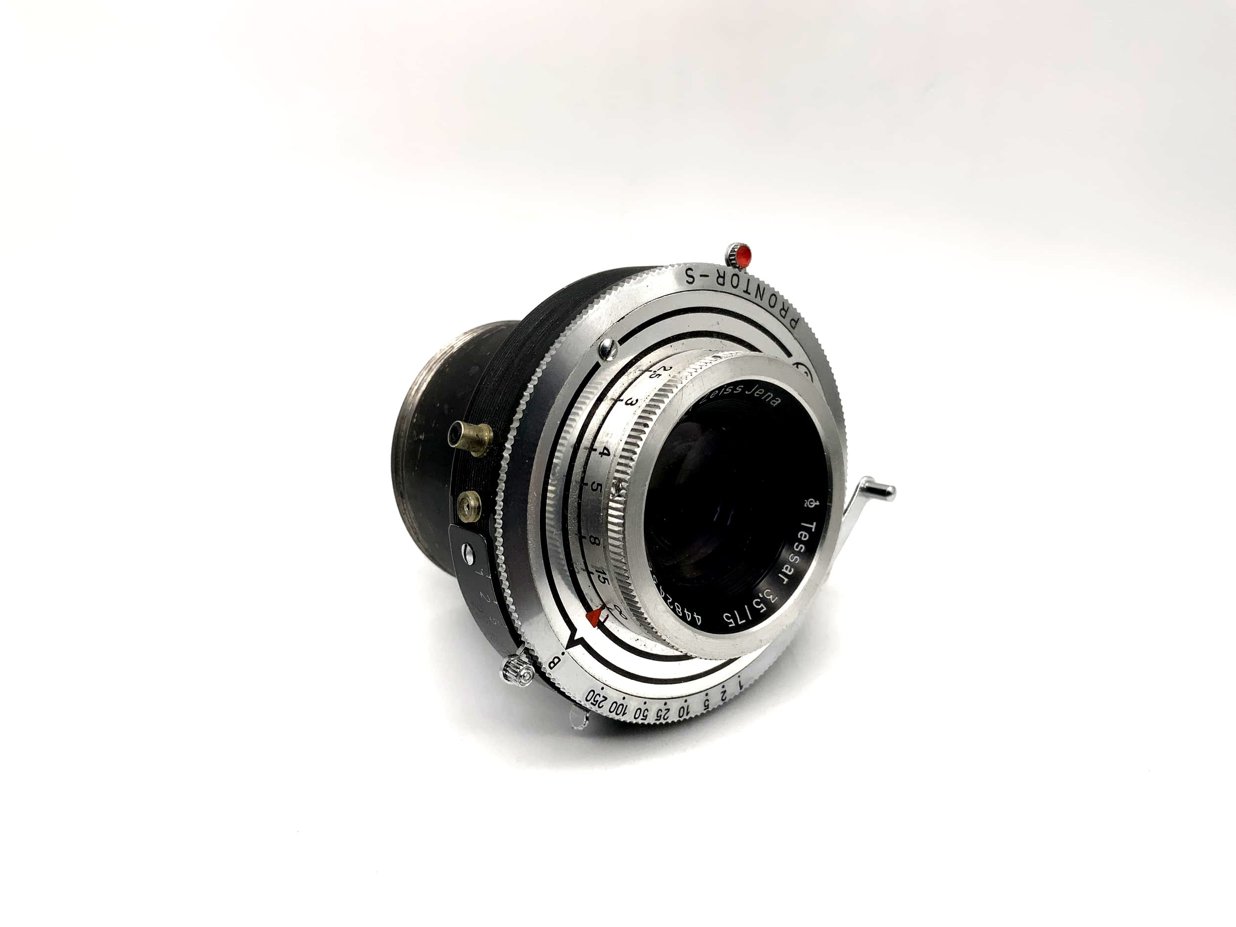 Objectif Carl Zeiss 75 mm 1:3.5 Tessar Prontor-S (M42)