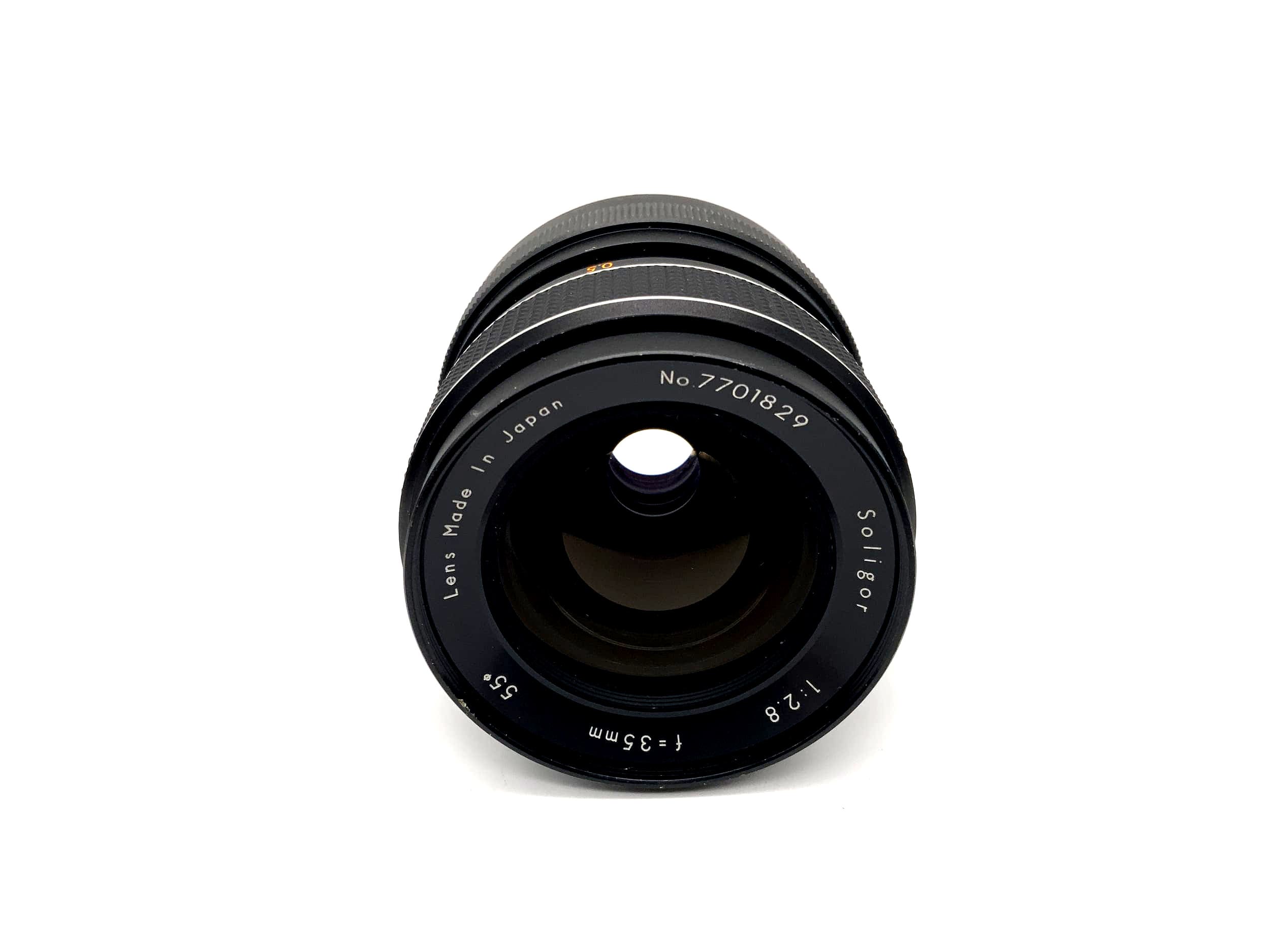 Objectif Soligor 35 mm 1:2.8 pour appareil photo (Konica AR)
