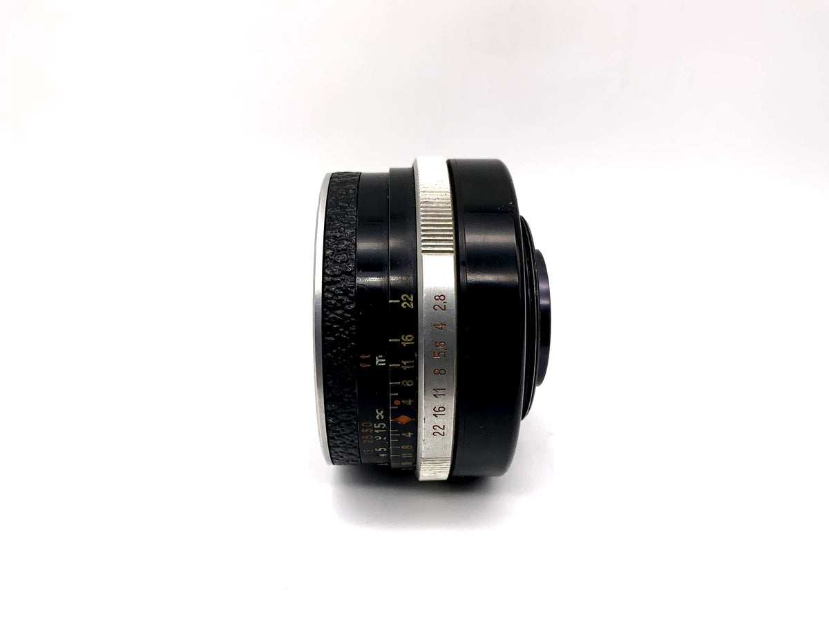 Objectif Carl Zeiss Tessar 50 mm 1:2.8 de Jena, objectif pour appareil photo (M42)