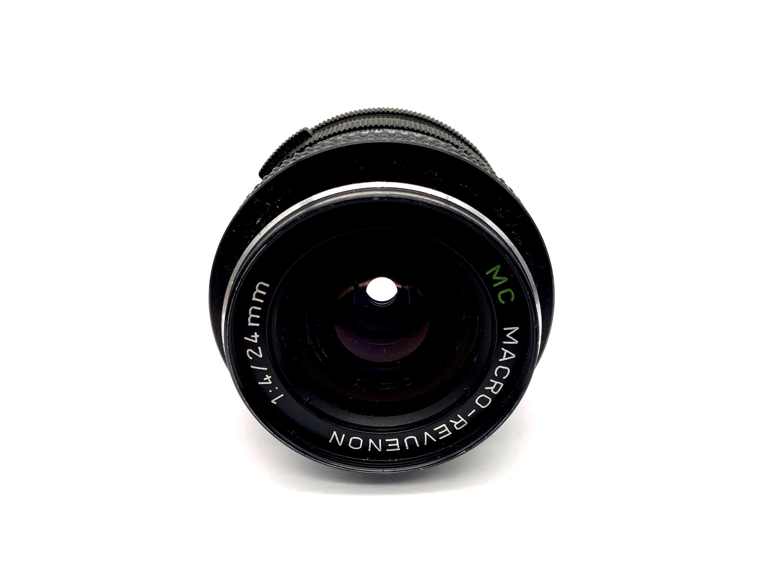 Objectif Revue 24mm 1:4 MC Macro-Revuenon avec emballage d'origine, objectif pour appareil photo (M42)