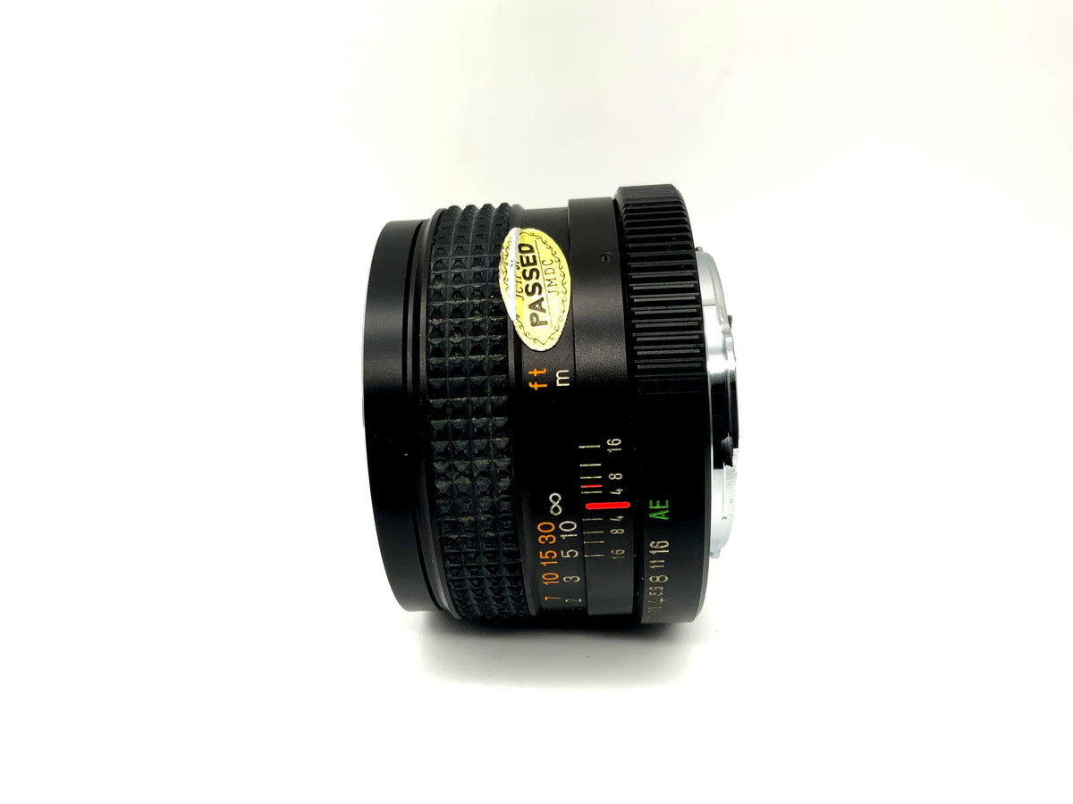 Objectif Konica 50 mm 1:1.7 pour appareil photo Hexanon AR (Konica AR)