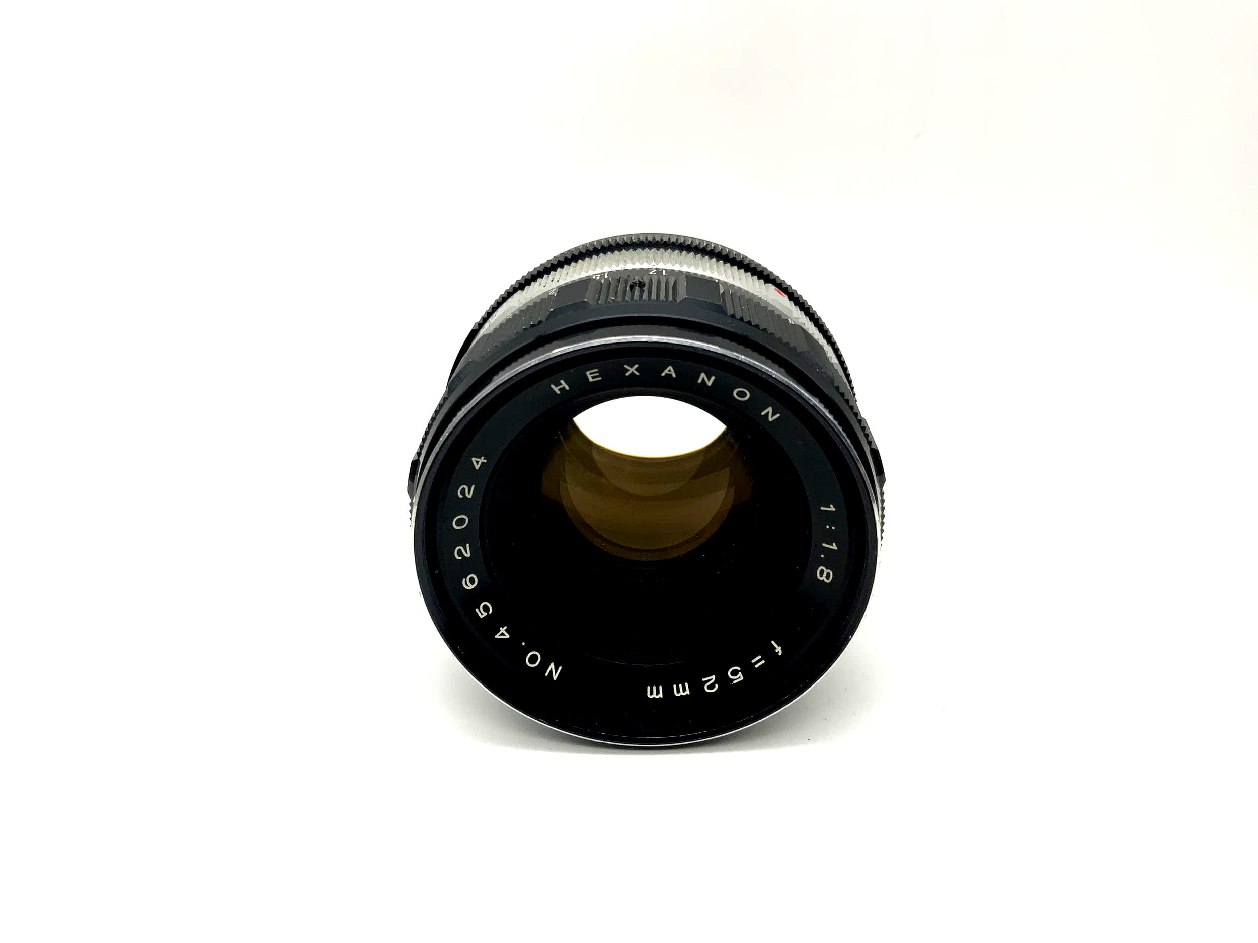 Objectif Konica 52 mm 1:1.8 Hexanon (Konica AR)